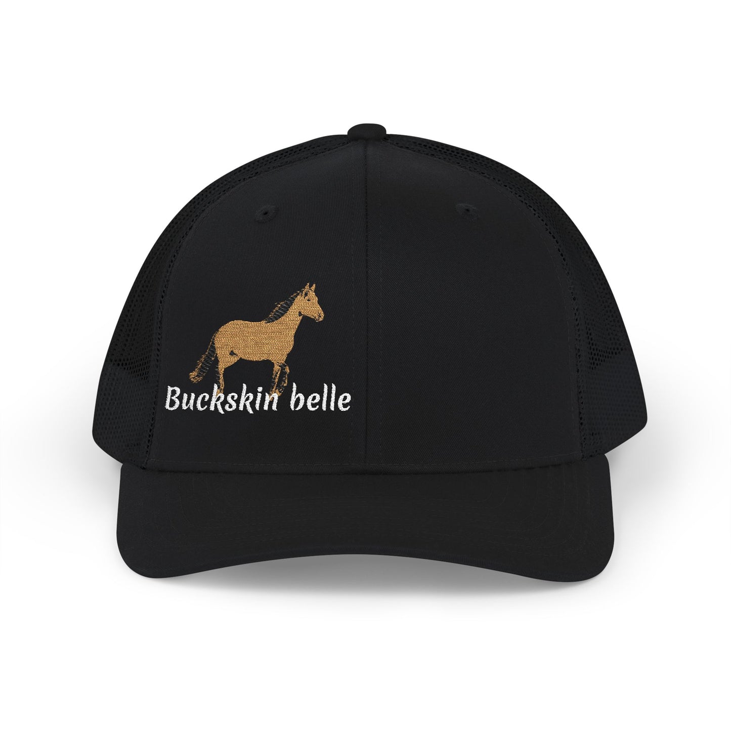 Buckskin Belle and horse Hat