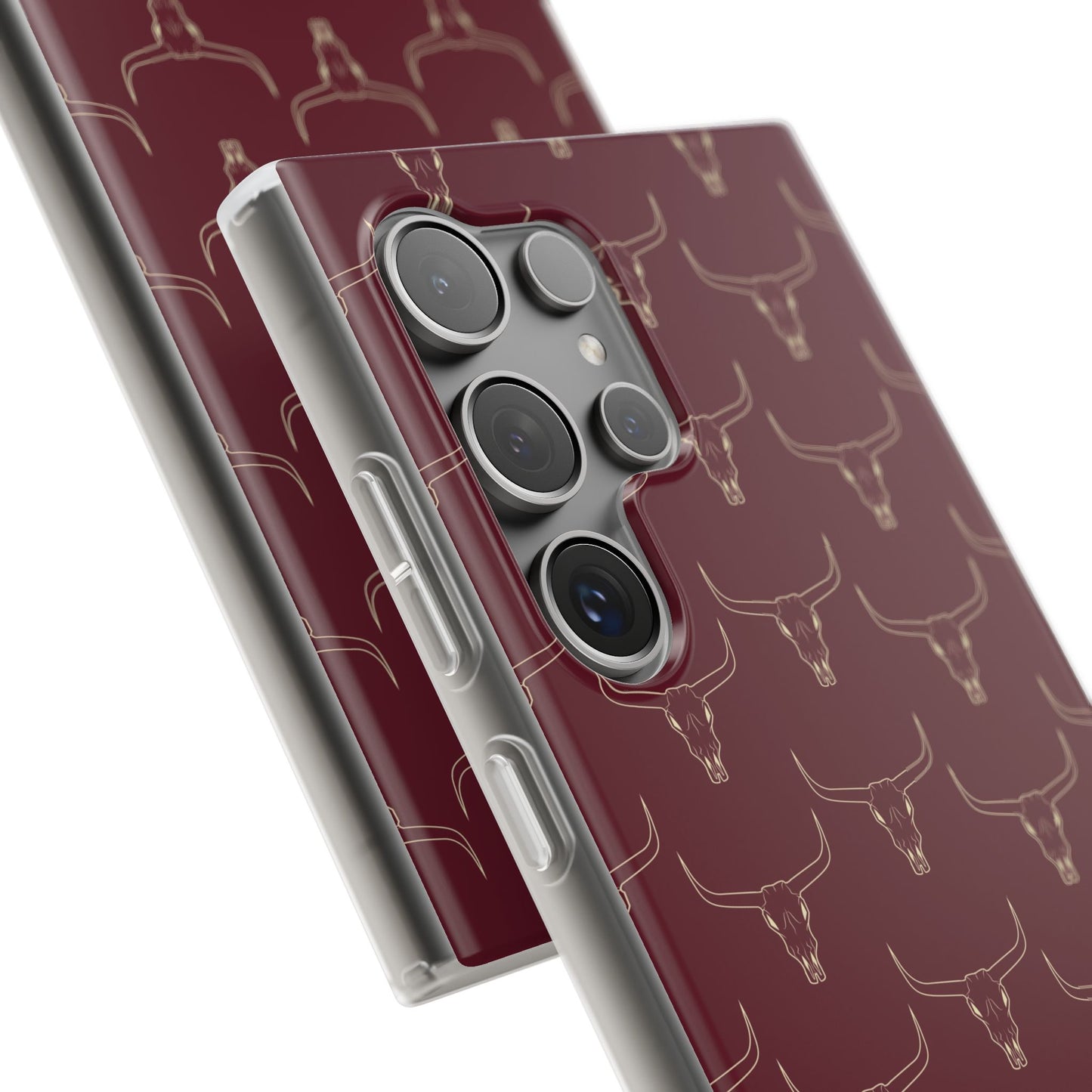 Maroon Longhorn Flexi Phone Cases