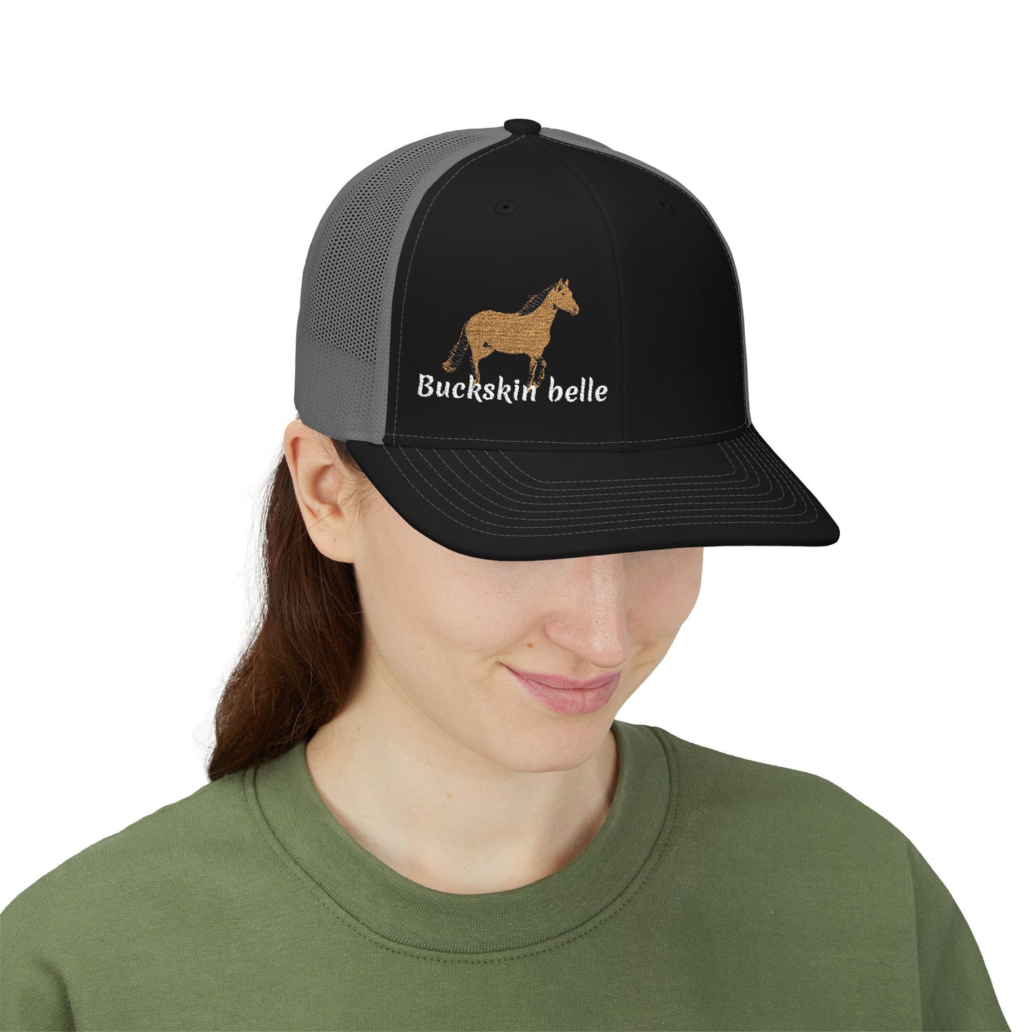 Buckskin Belle and horse Hat