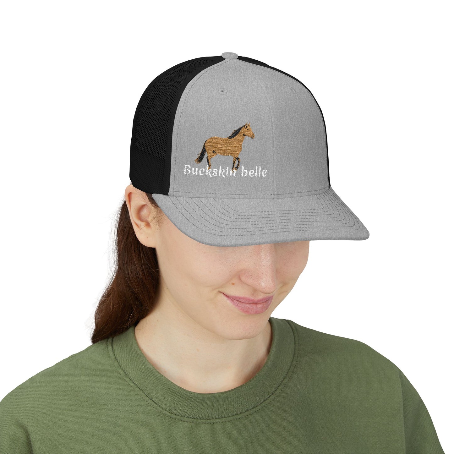 Buckskin Belle and horse Hat