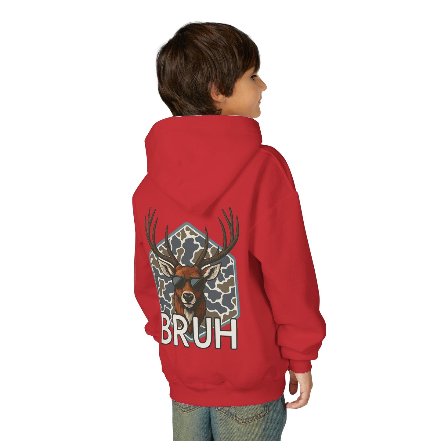 Bruh Buck Boys Hoodie