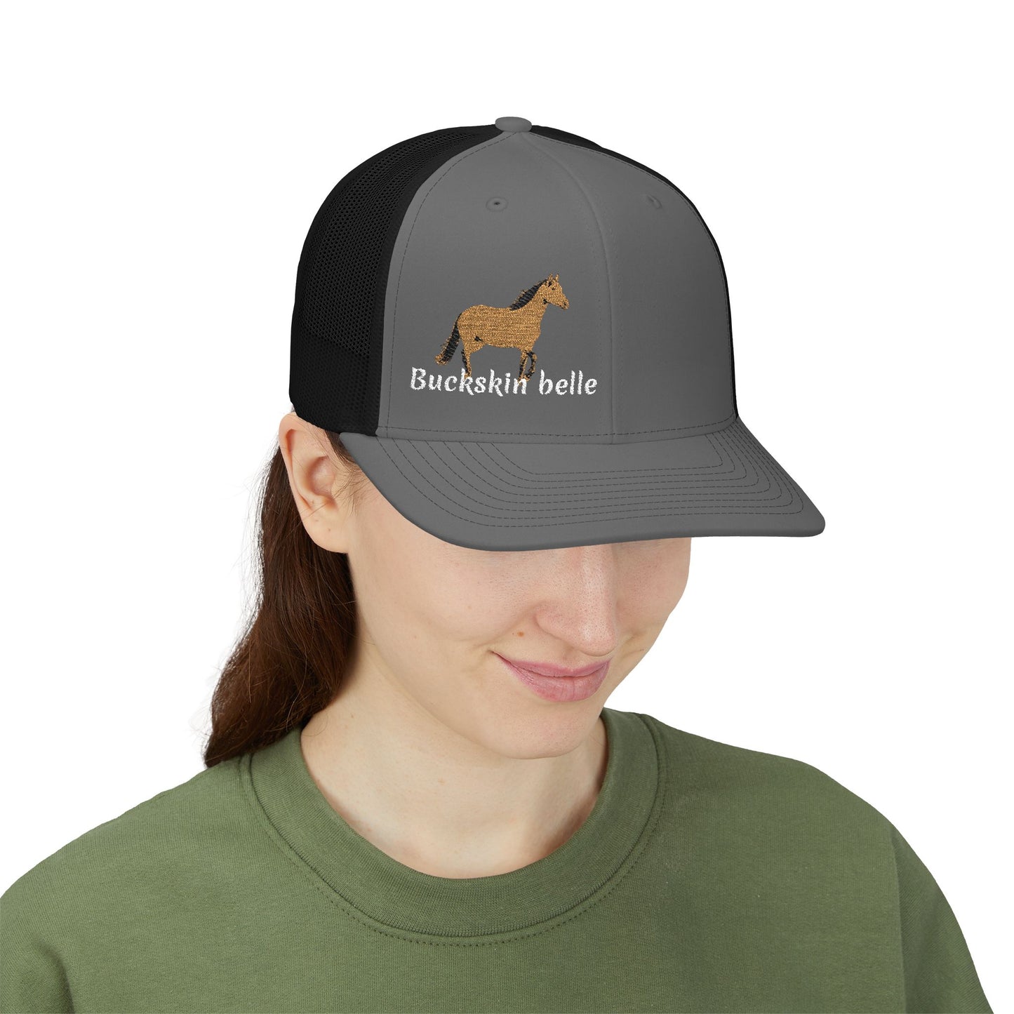 Buckskin Belle and horse Hat