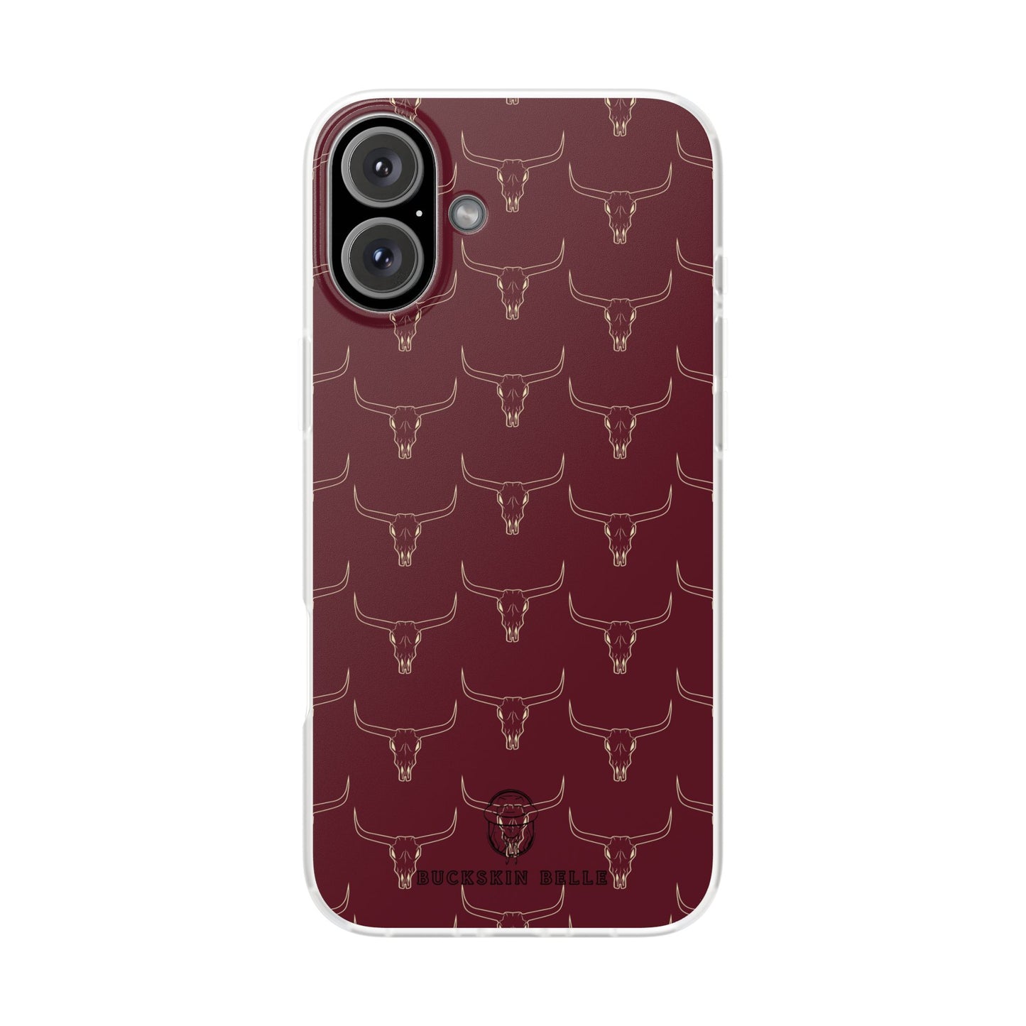 Maroon Longhorn Flexi Phone Cases