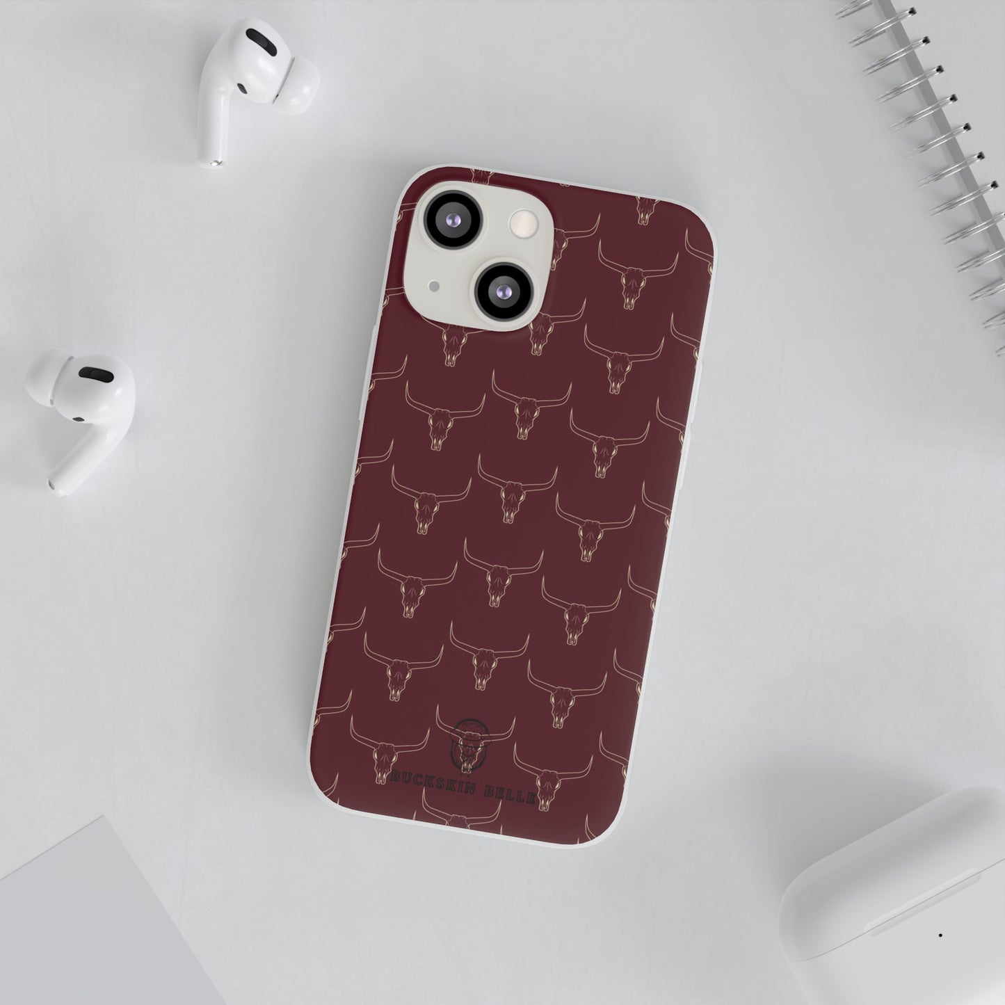 Maroon Longhorn Flexi Phone Cases