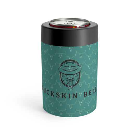 Teal Longhorn Logo Can Koozie