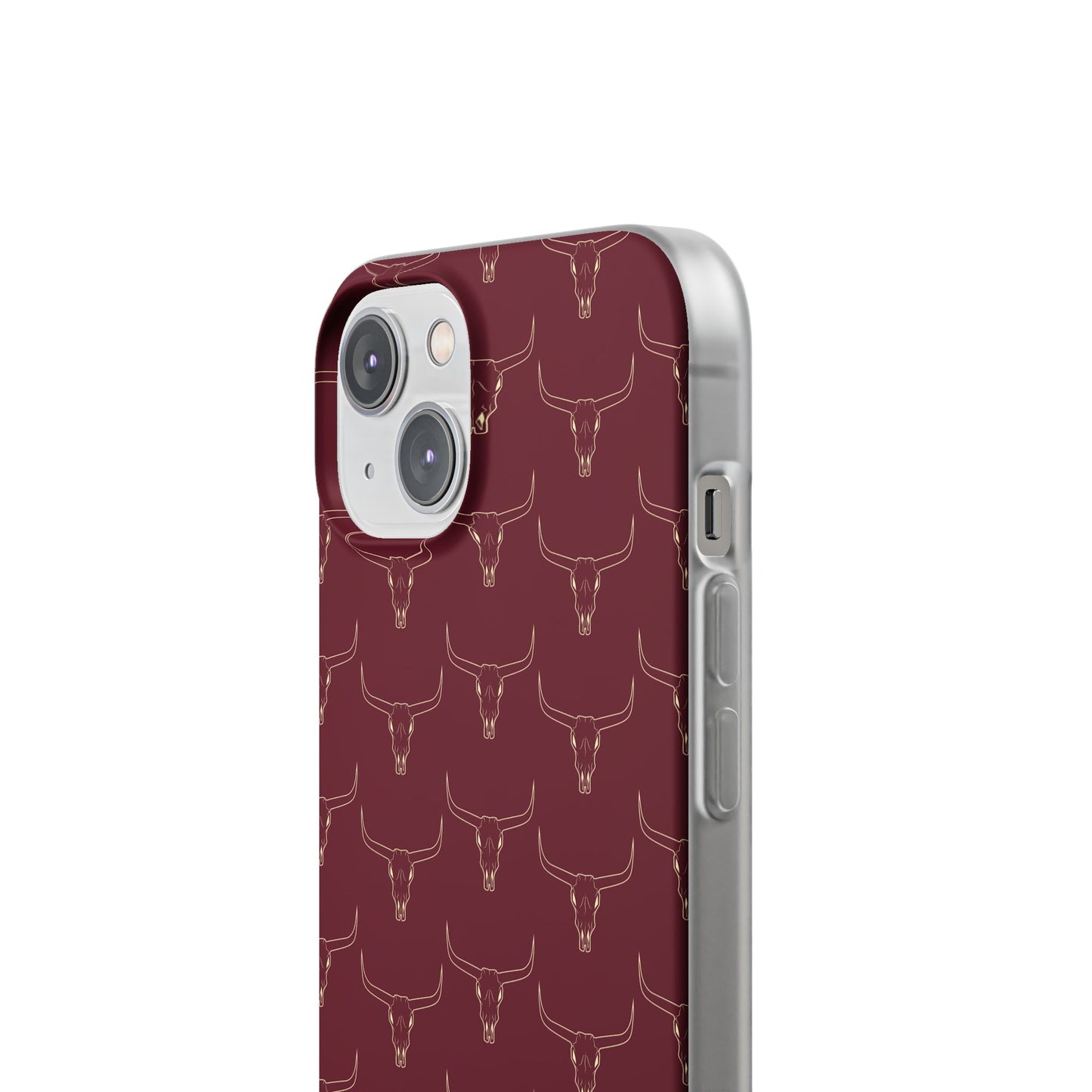 Maroon Longhorn Flexi Phone Cases