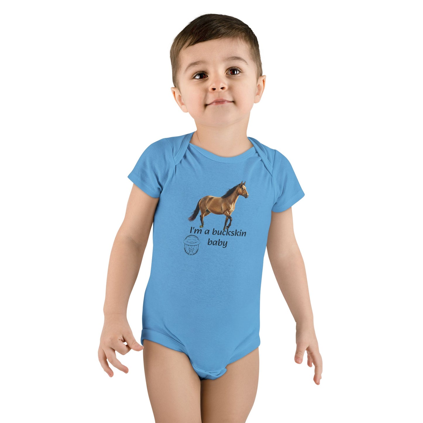 Buckskin Baby onesie