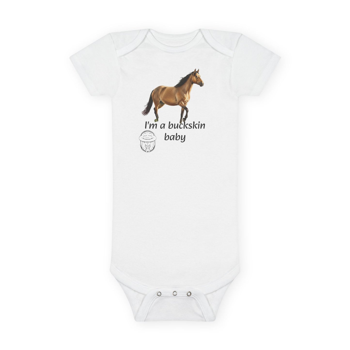 Buckskin Baby onesie