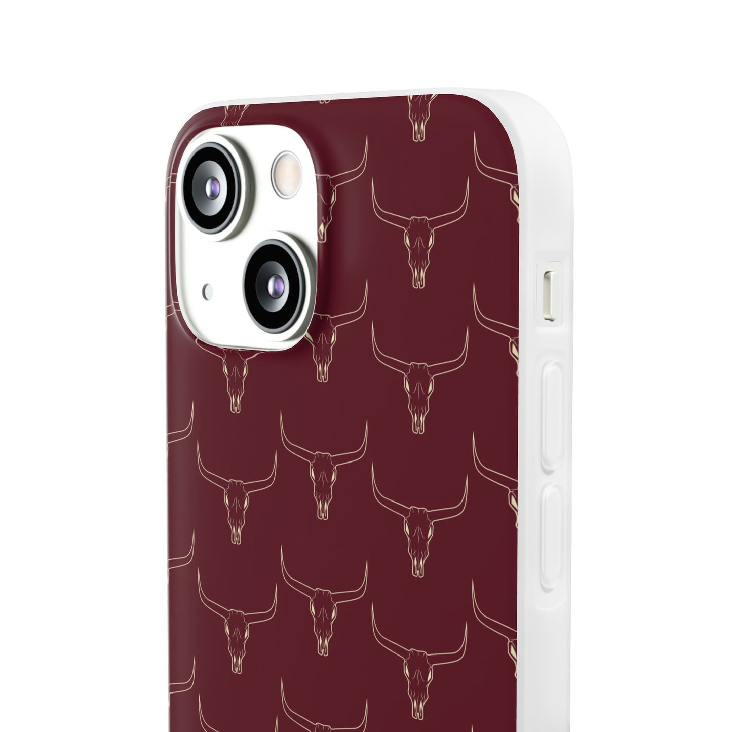 Maroon Longhorn Flexi Phone Cases