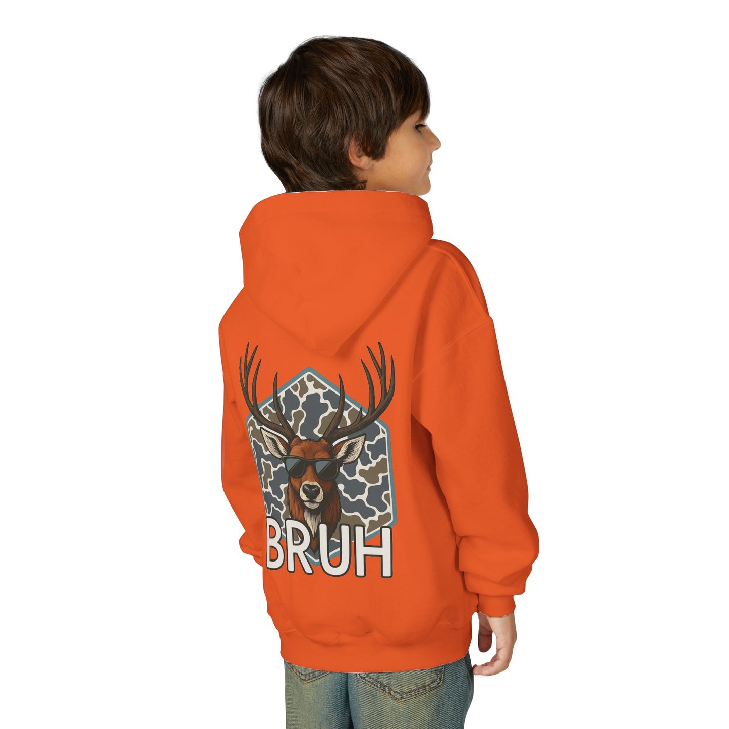 Bruh Buck Boys Hoodie