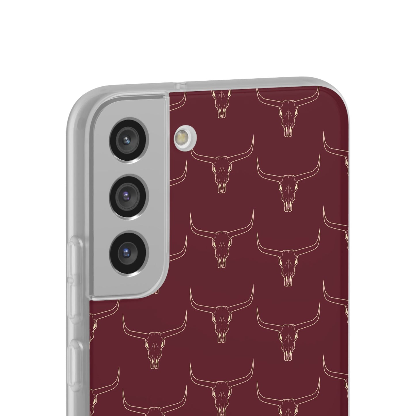 Maroon Longhorn Flexi Phone Cases