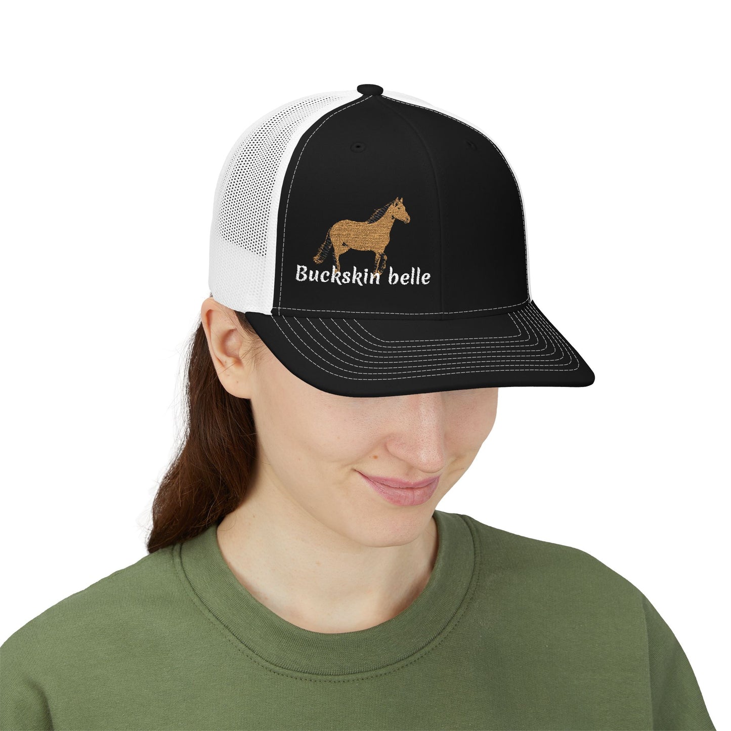 Buckskin Belle and horse Hat