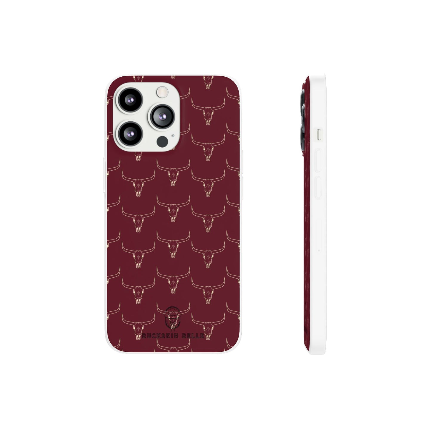 Maroon Longhorn Flexi Phone Cases