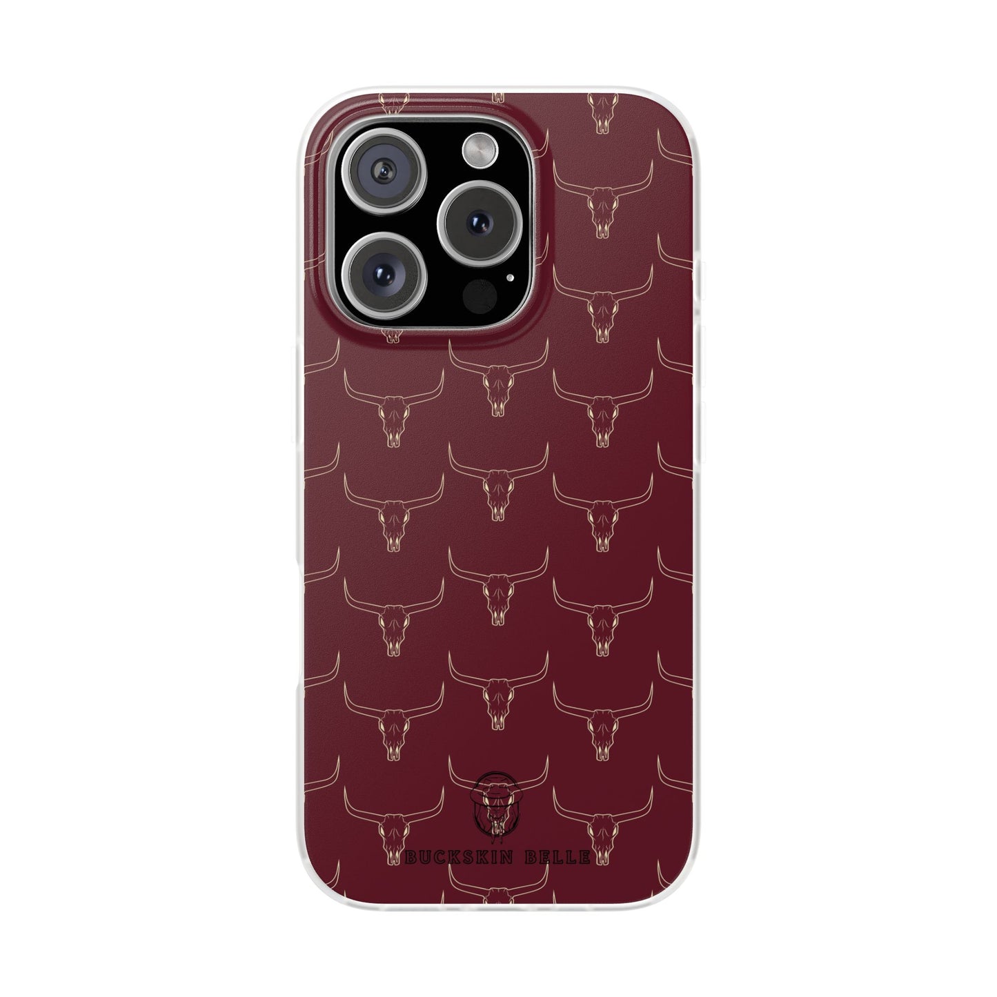 Maroon Longhorn Flexi Phone Cases