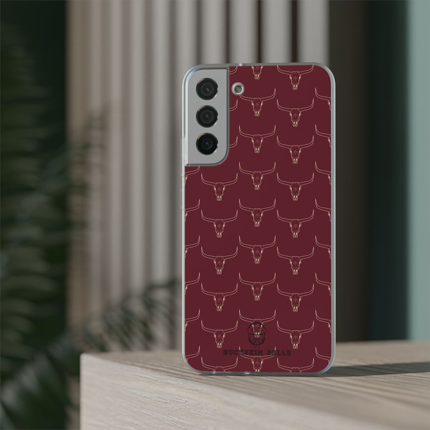 Maroon Longhorn Flexi Phone Cases