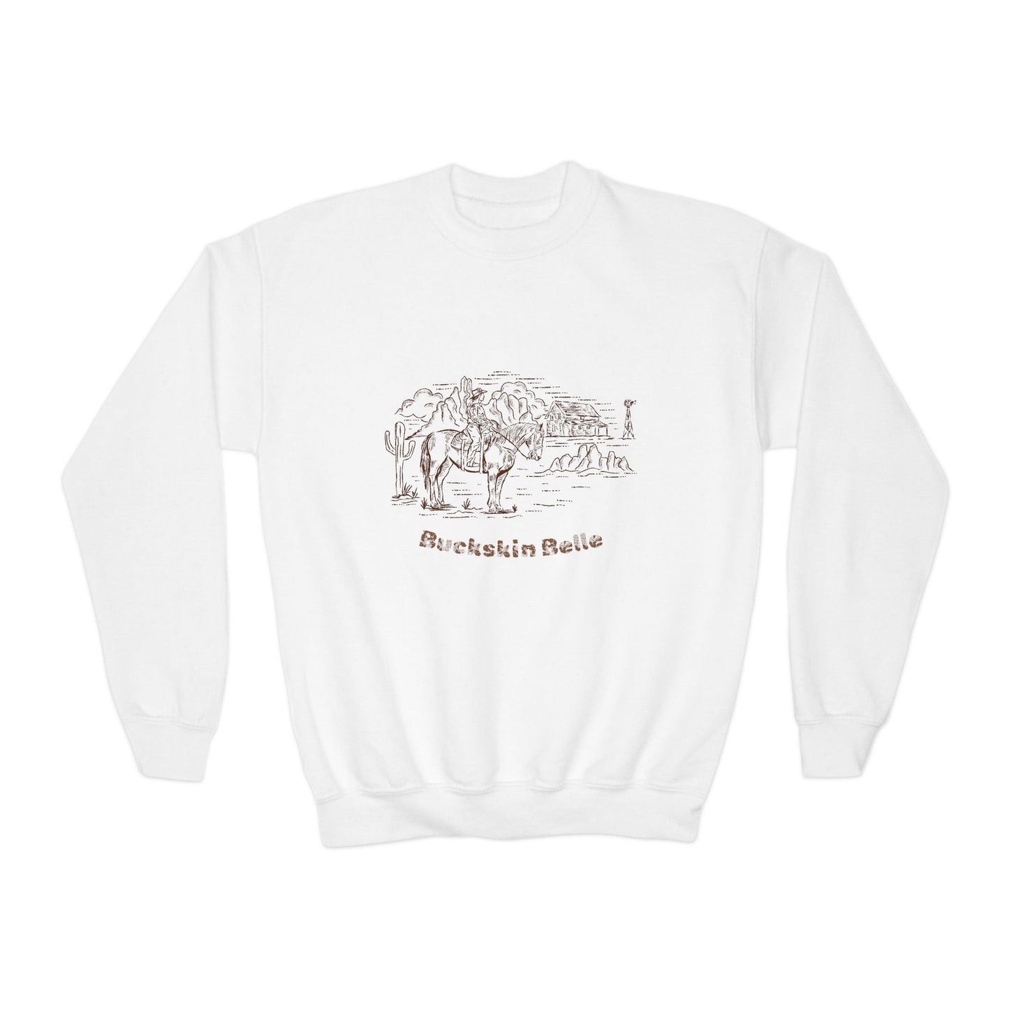 Cactus Cowgirl Youth Crewneck