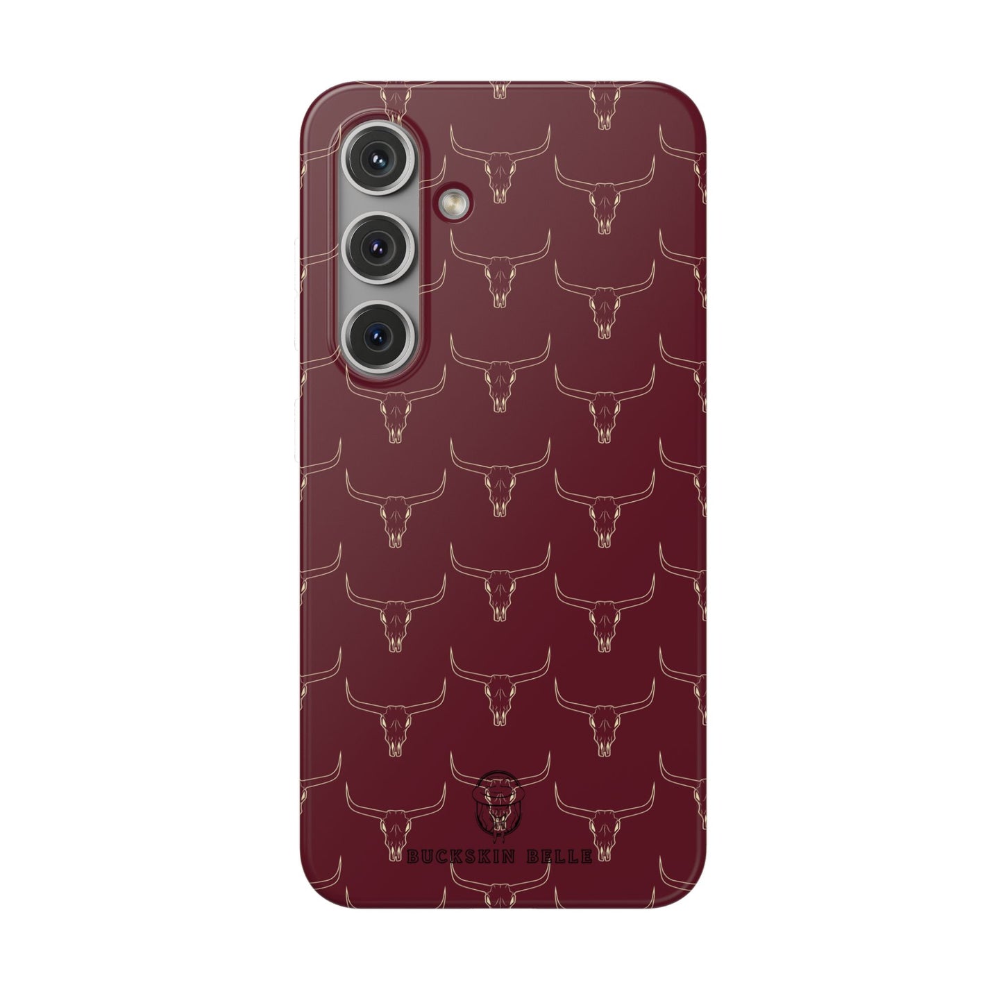 Maroon Longhorn Flexi Phone Cases