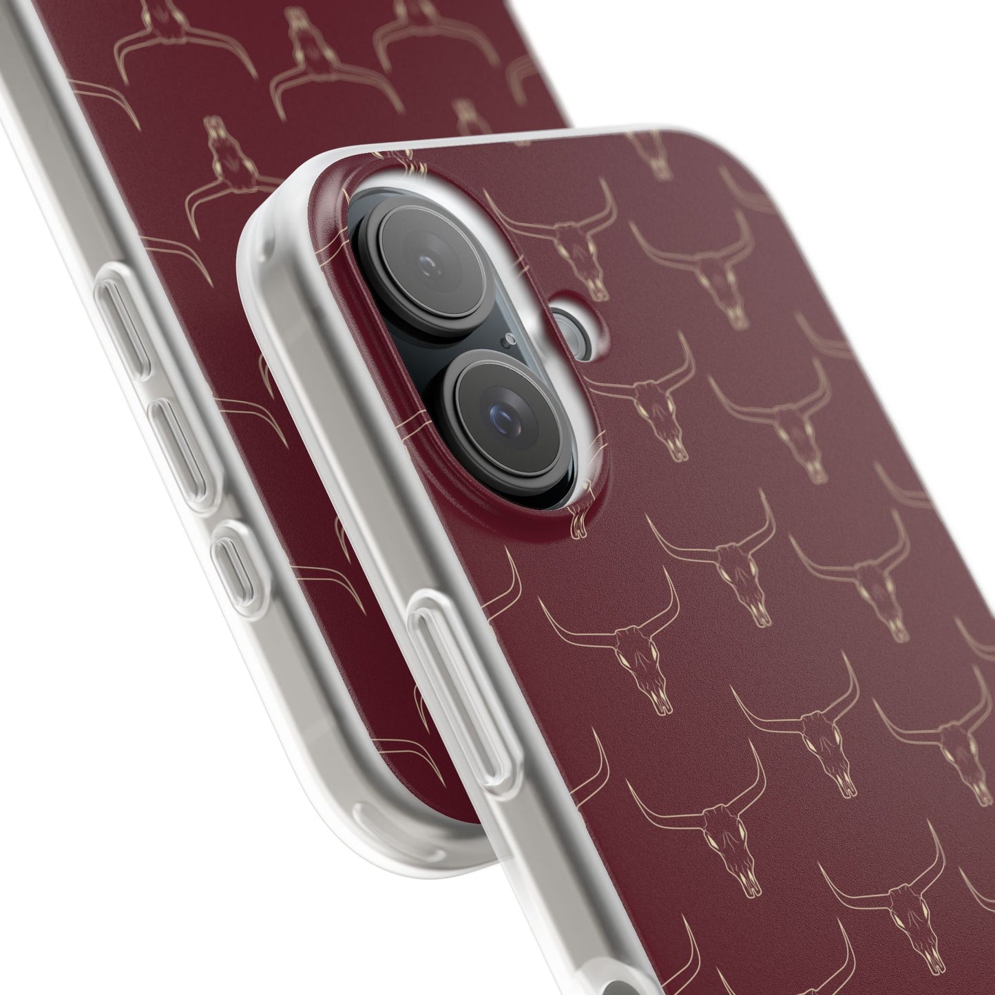 Maroon Longhorn Flexi Phone Cases