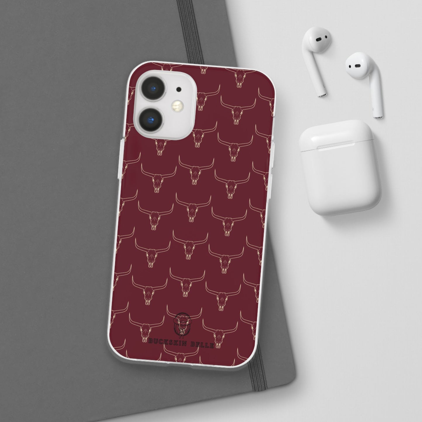 Maroon Longhorn Flexi Phone Cases