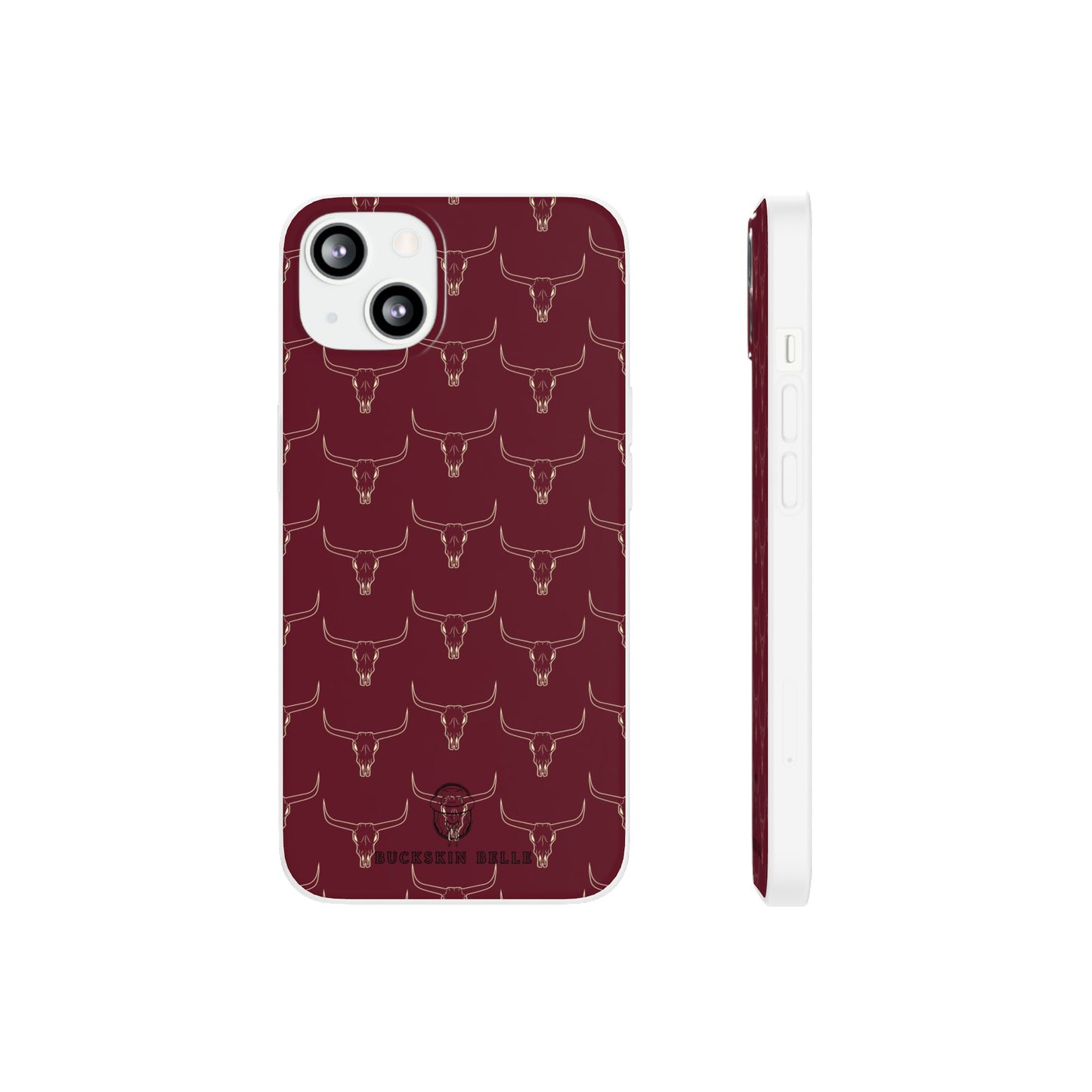 Maroon Longhorn Flexi Phone Cases