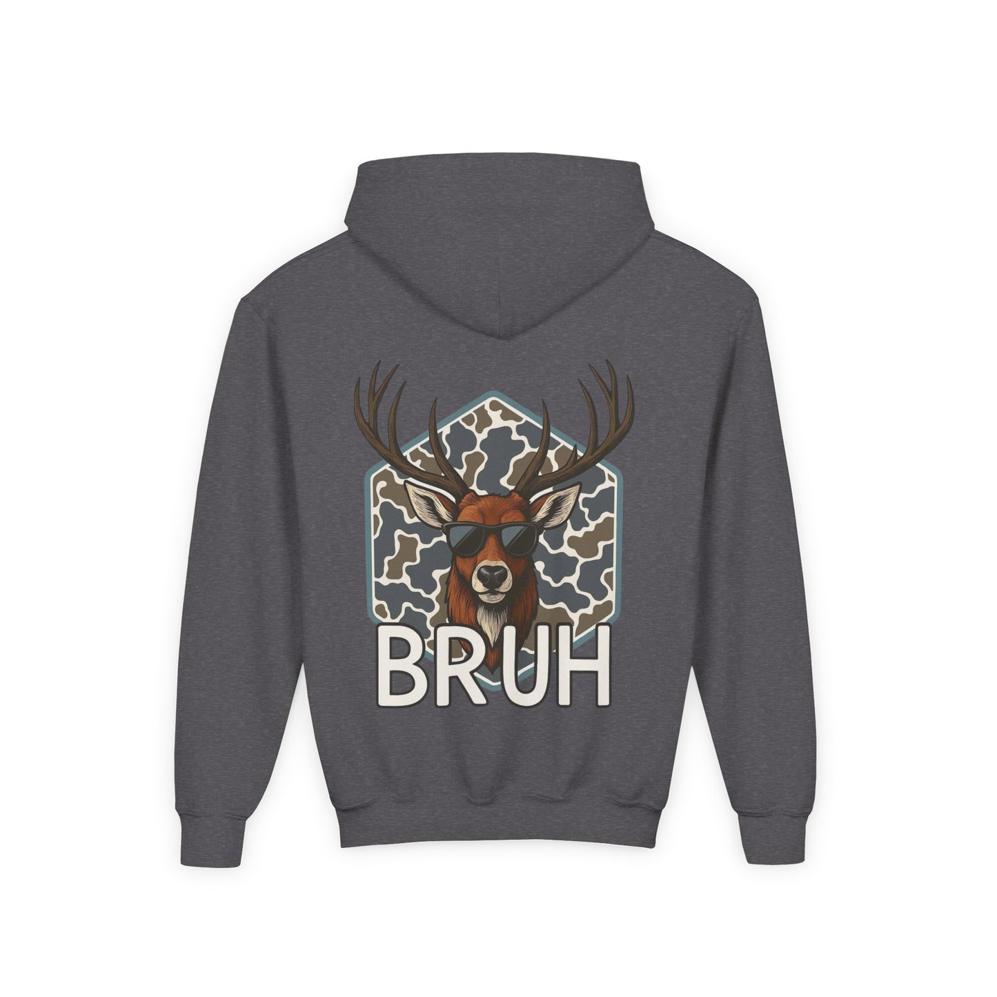 Bruh Buck Boys Hoodie