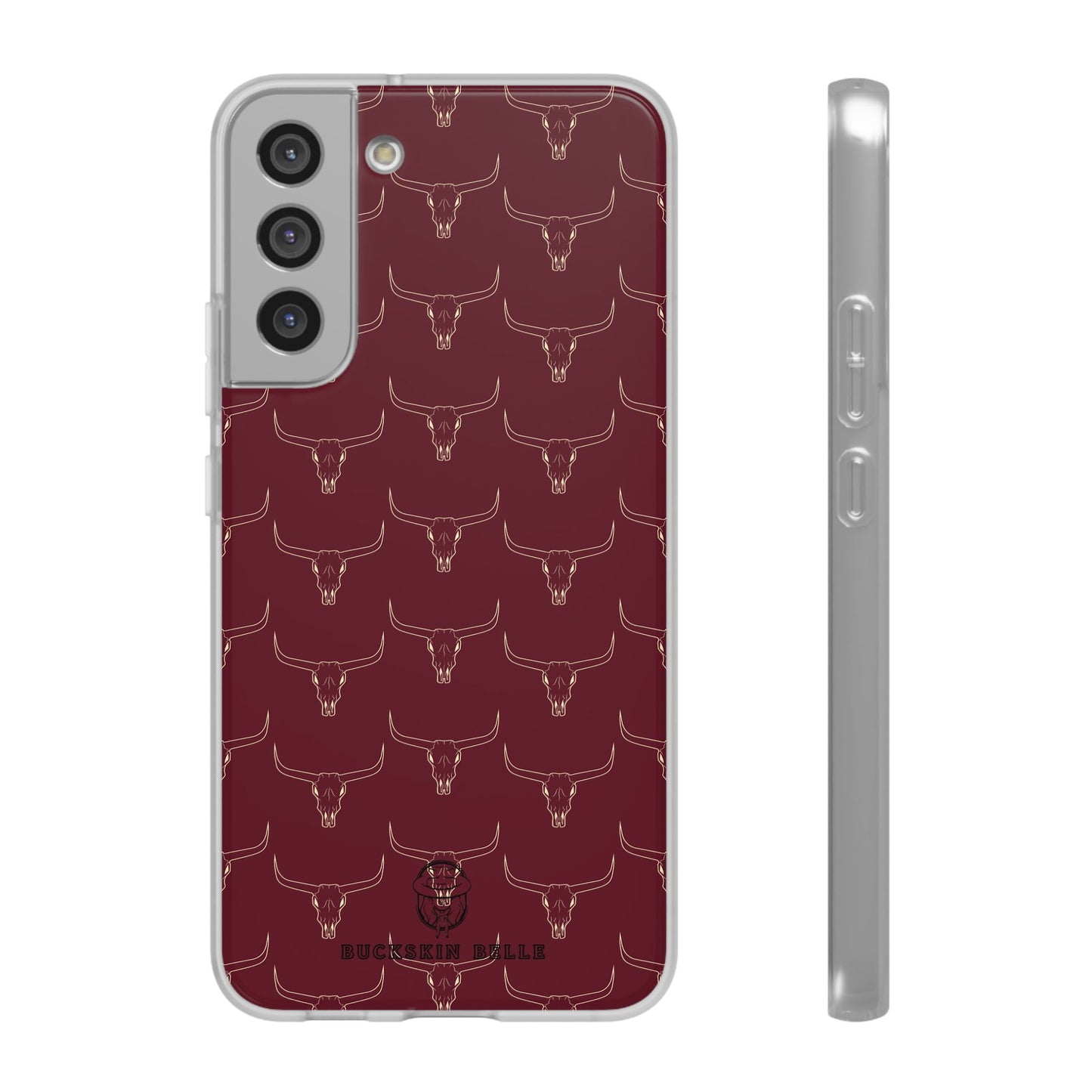 Maroon Longhorn Flexi Phone Cases