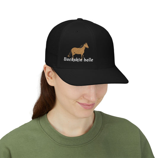 Buckskin Belle and horse Hat