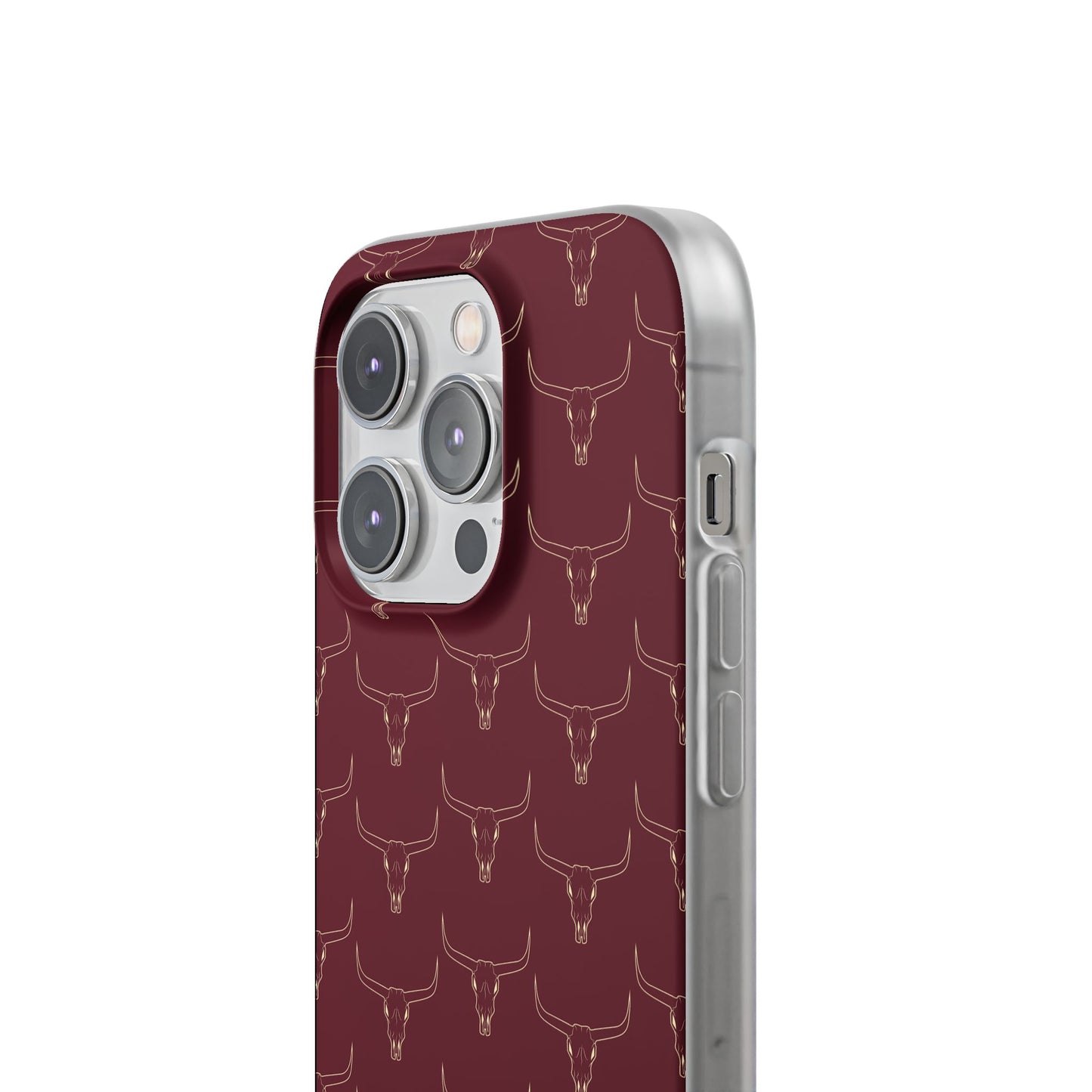 Maroon Longhorn Flexi Phone Cases