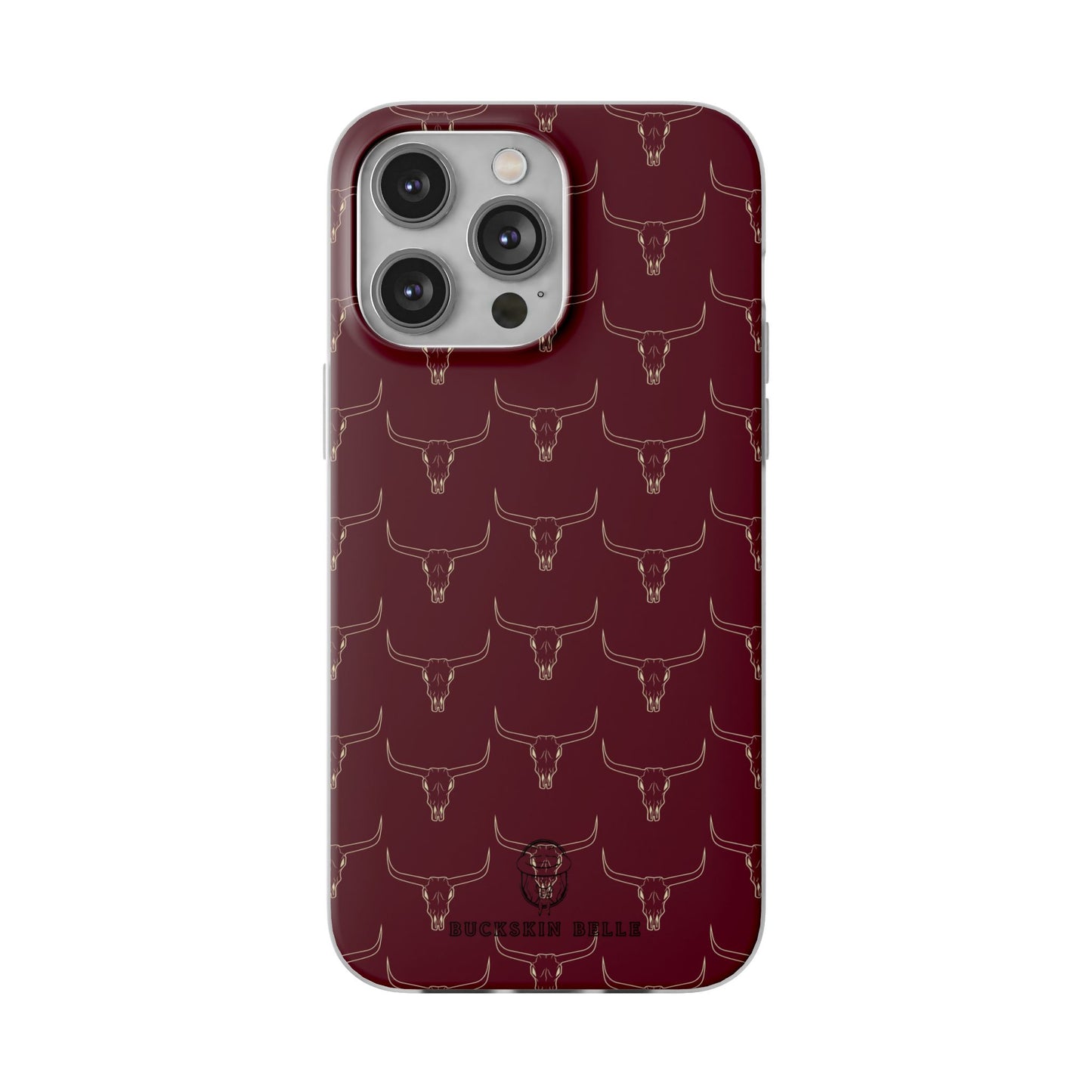 Maroon Longhorn Flexi Phone Cases