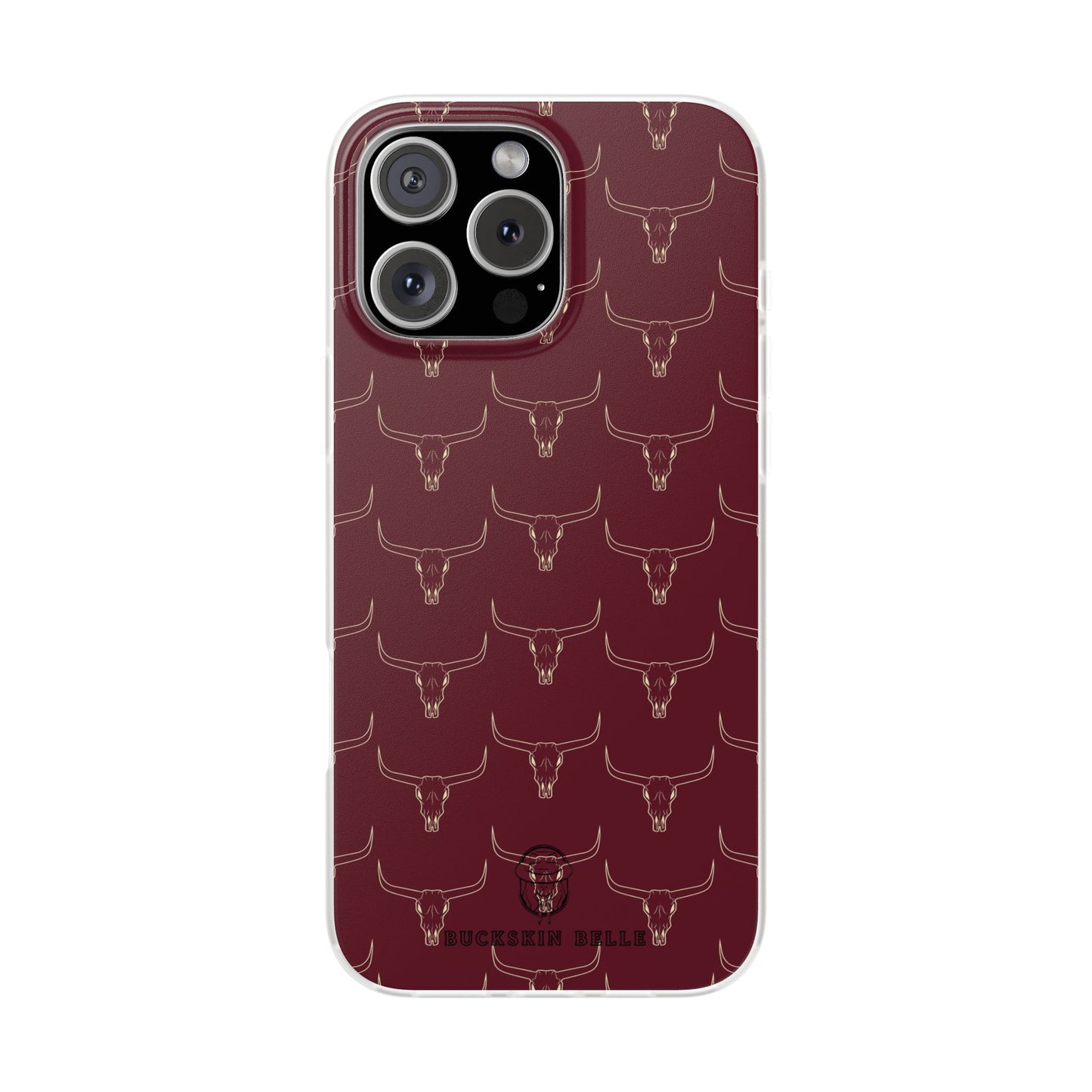 Maroon Longhorn Flexi Phone Cases