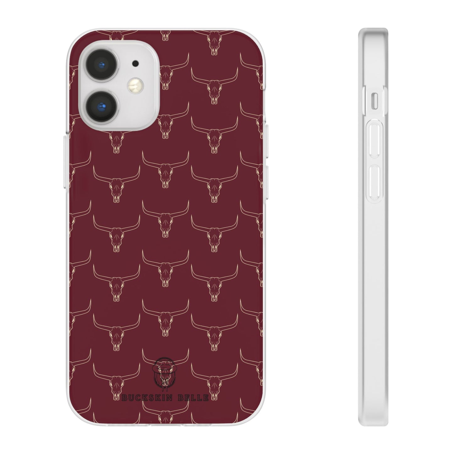 Maroon Longhorn Flexi Phone Cases