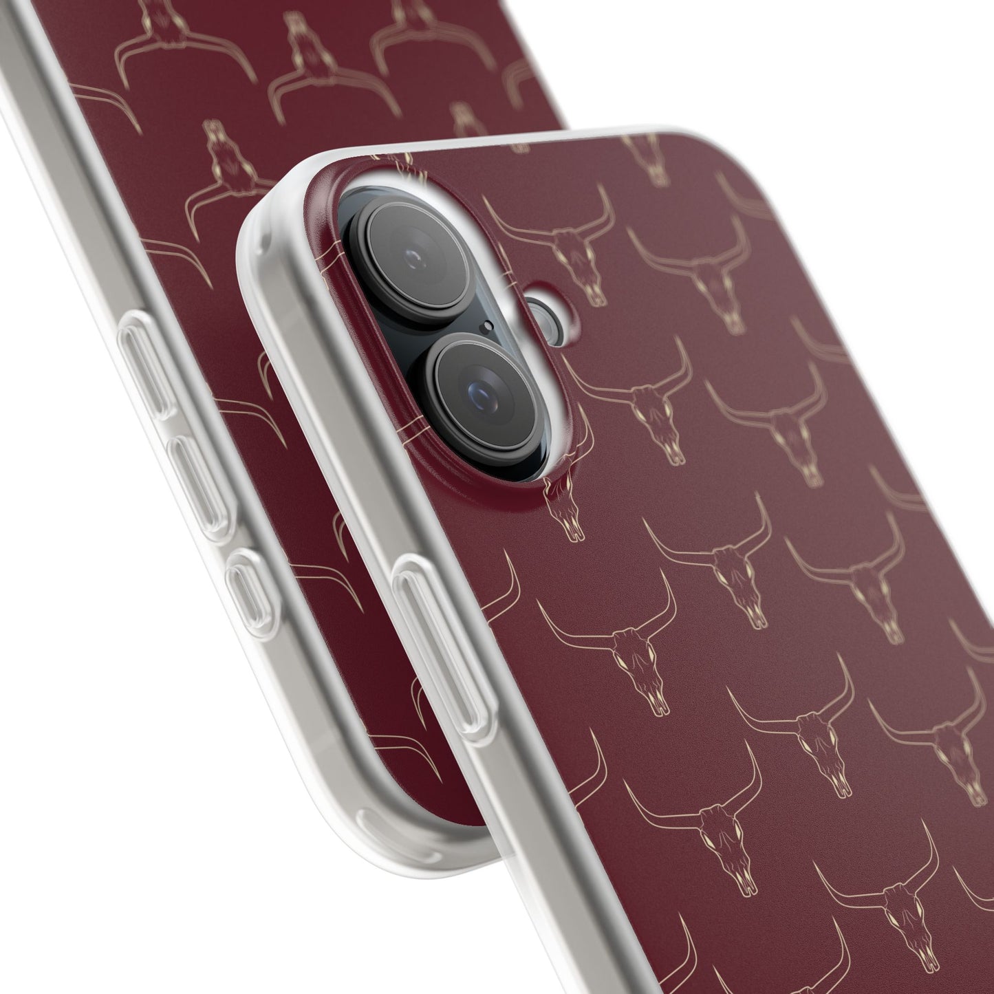 Maroon Longhorn Flexi Phone Cases