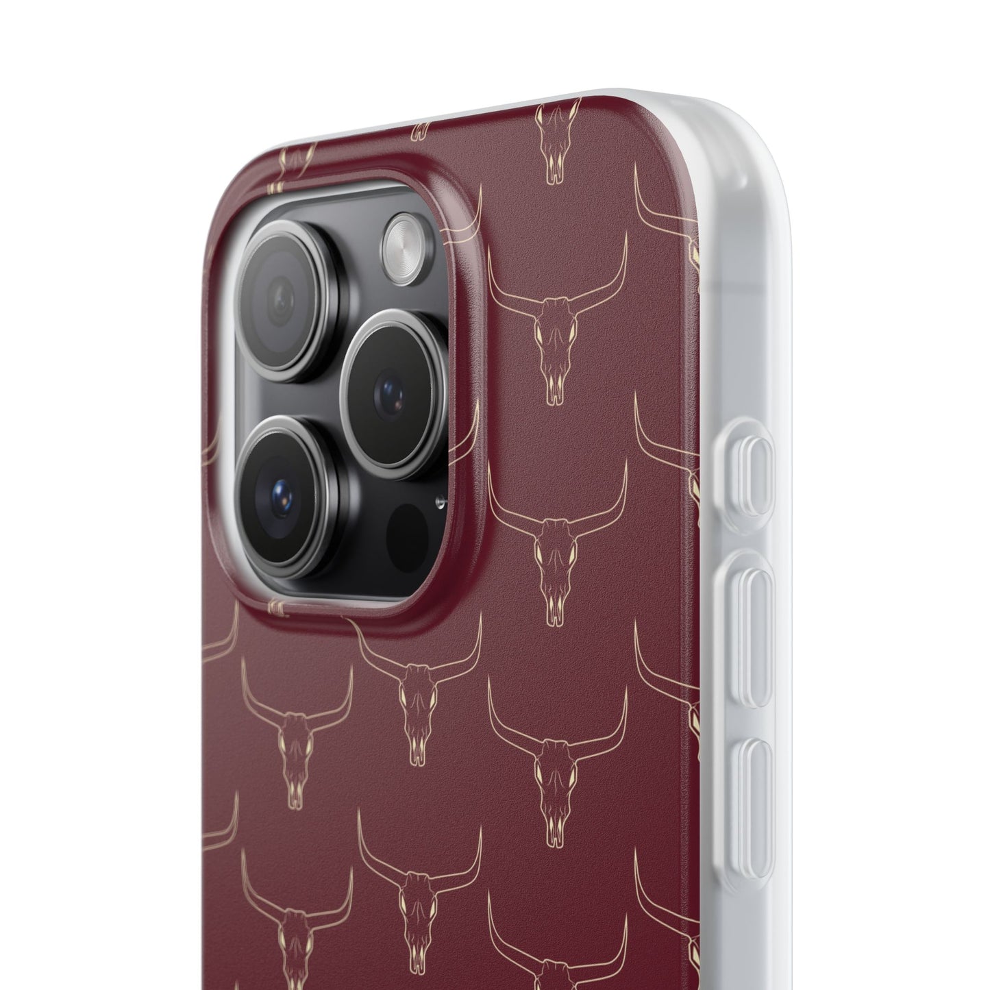 Maroon Longhorn Flexi Phone Cases