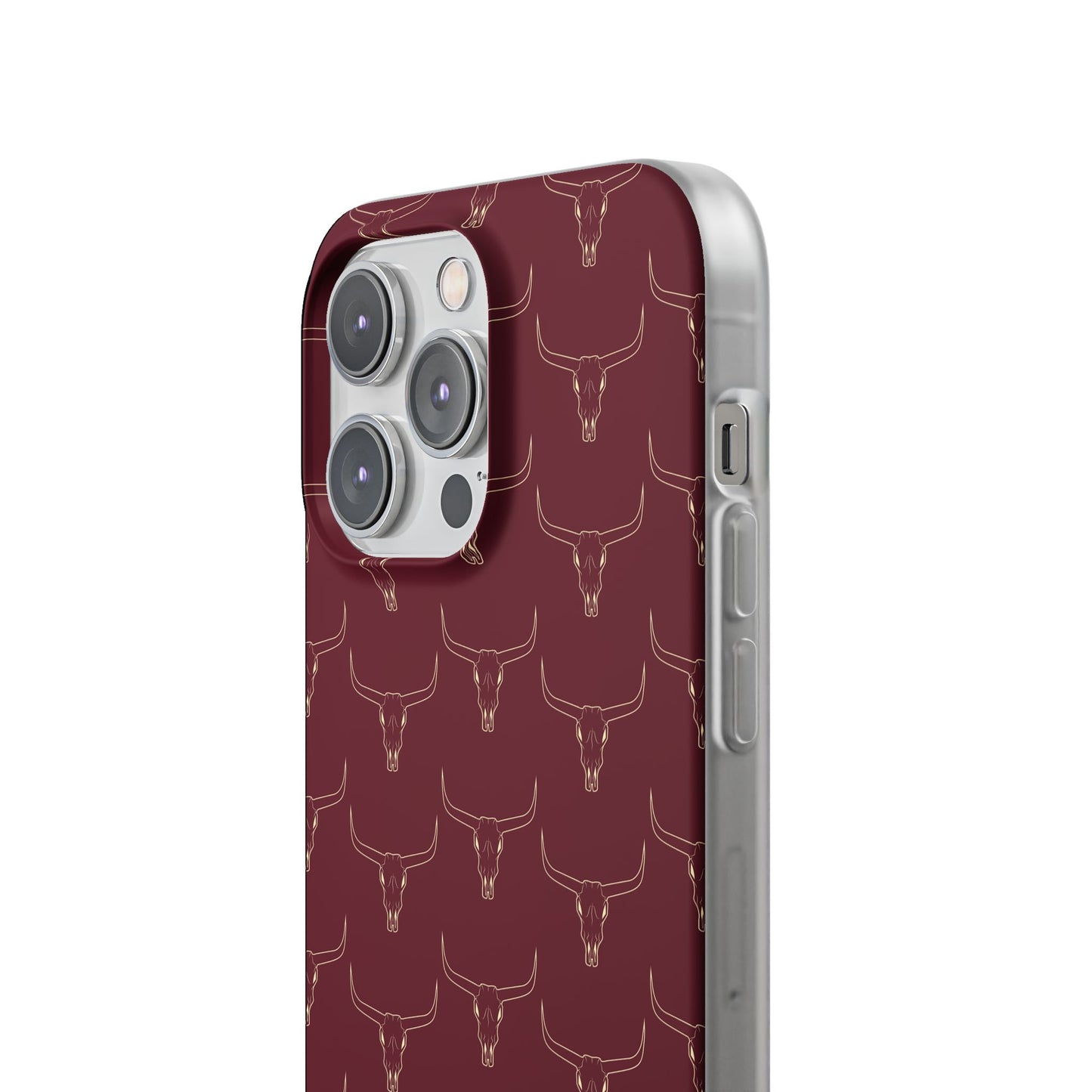 Maroon Longhorn Flexi Phone Cases