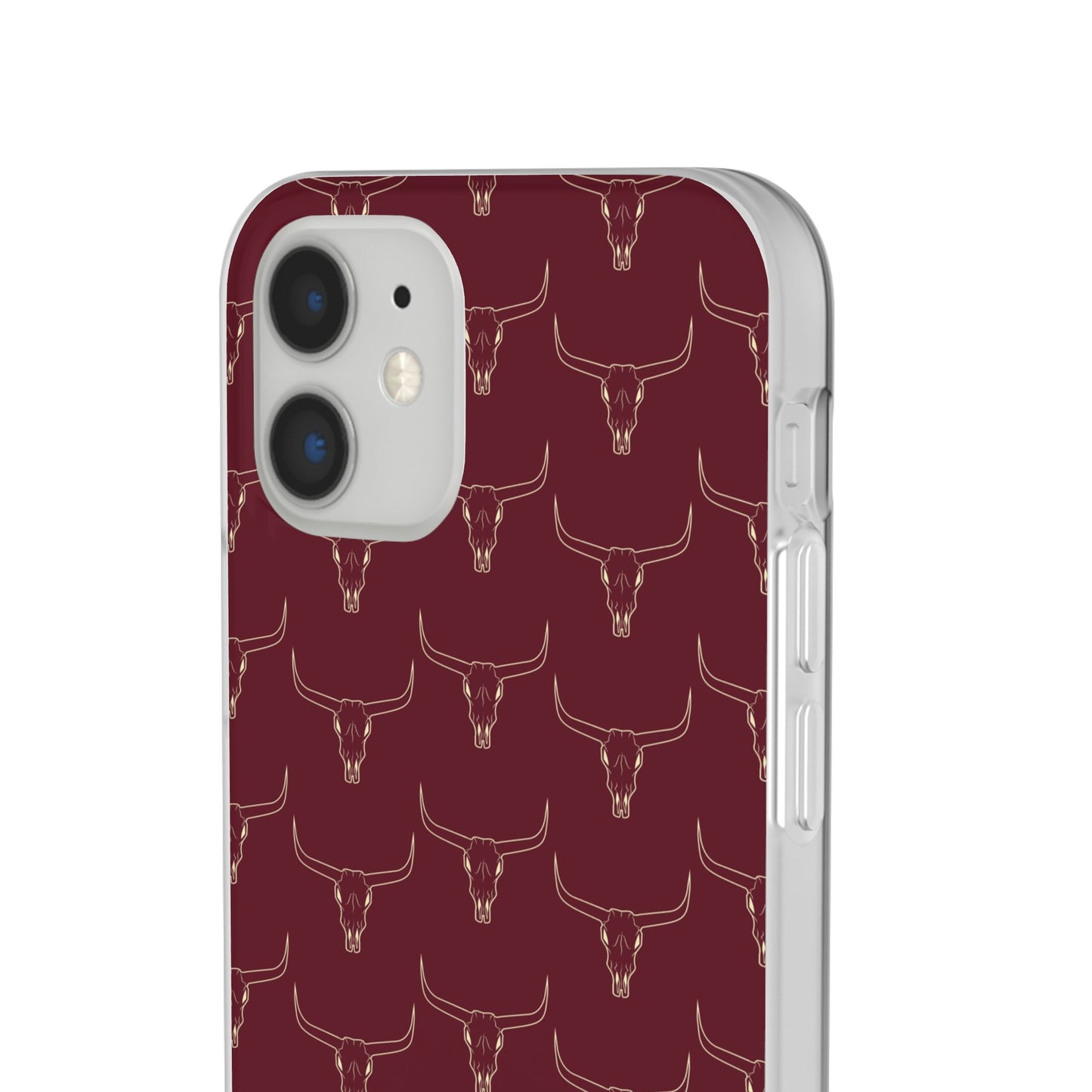 Maroon Longhorn Flexi Phone Cases