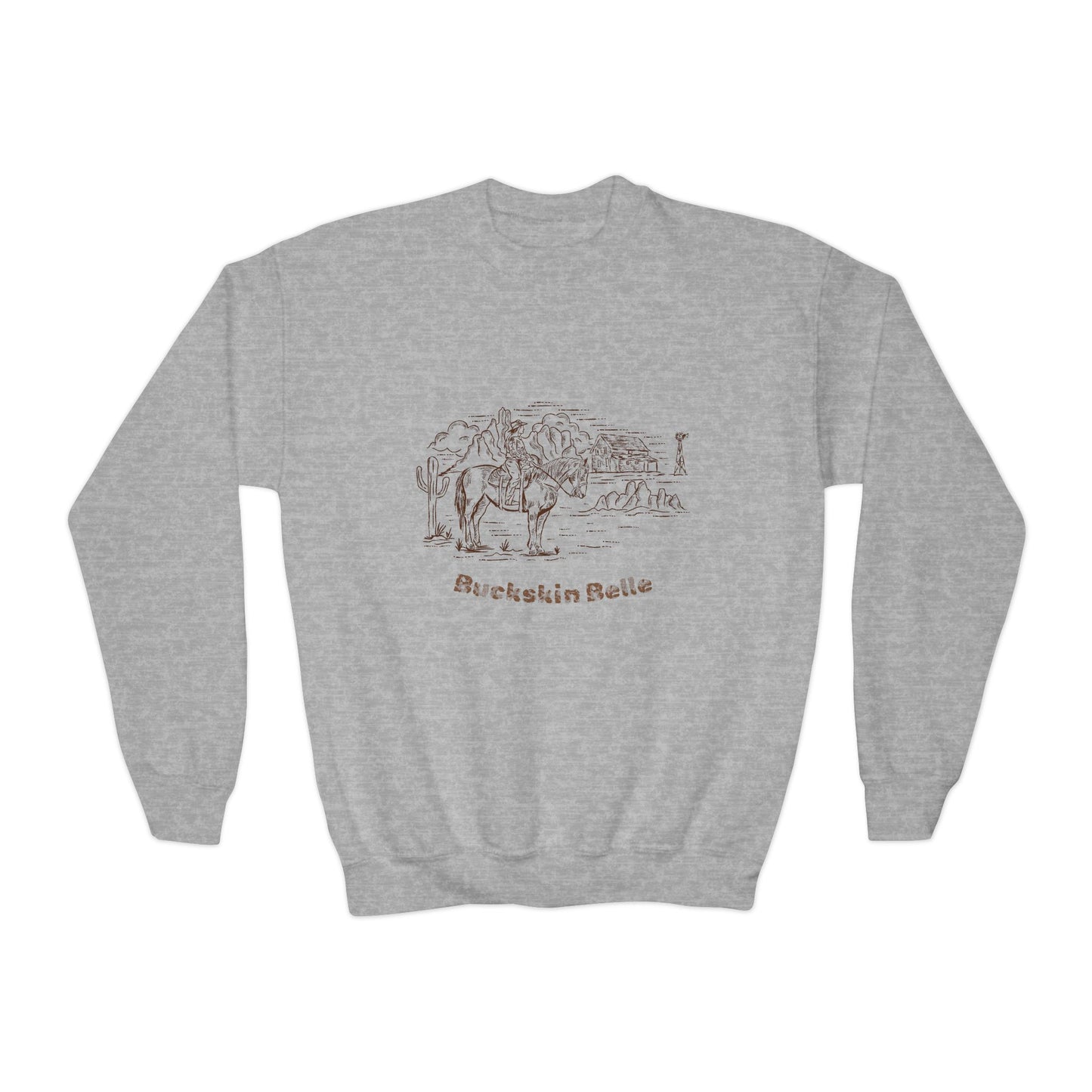 Cactus Cowgirl Youth Crewneck