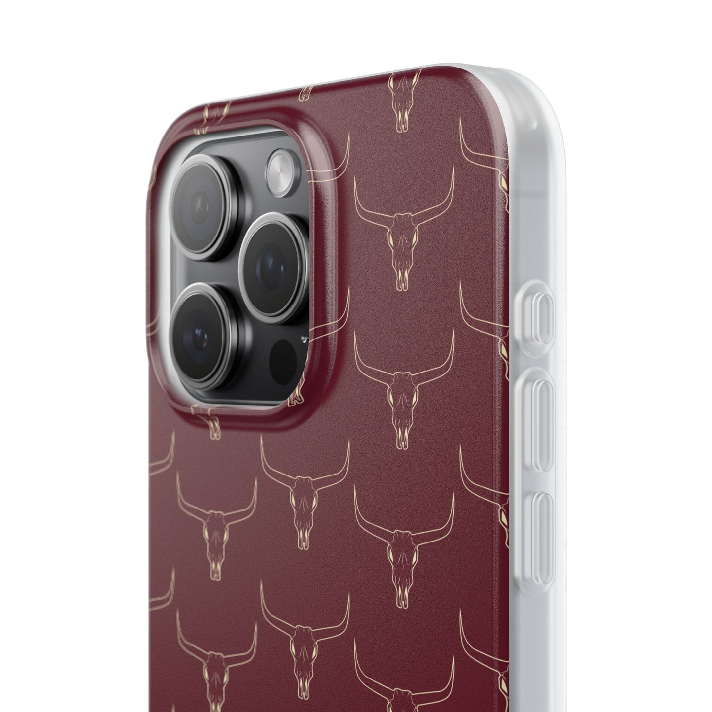 Maroon Longhorn Flexi Phone Cases