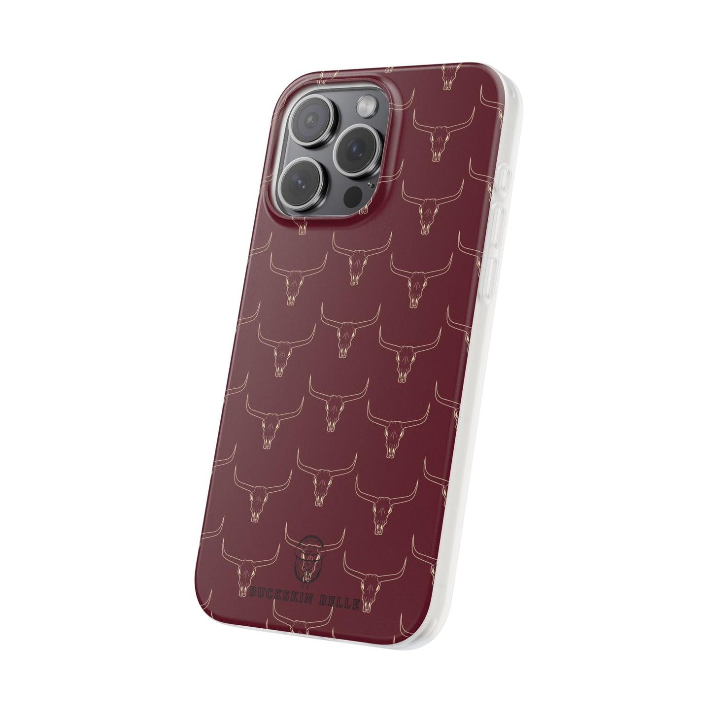 Maroon Longhorn Flexi Phone Cases