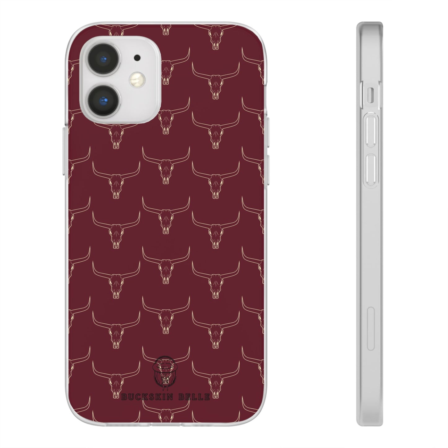 Maroon Longhorn Flexi Phone Cases