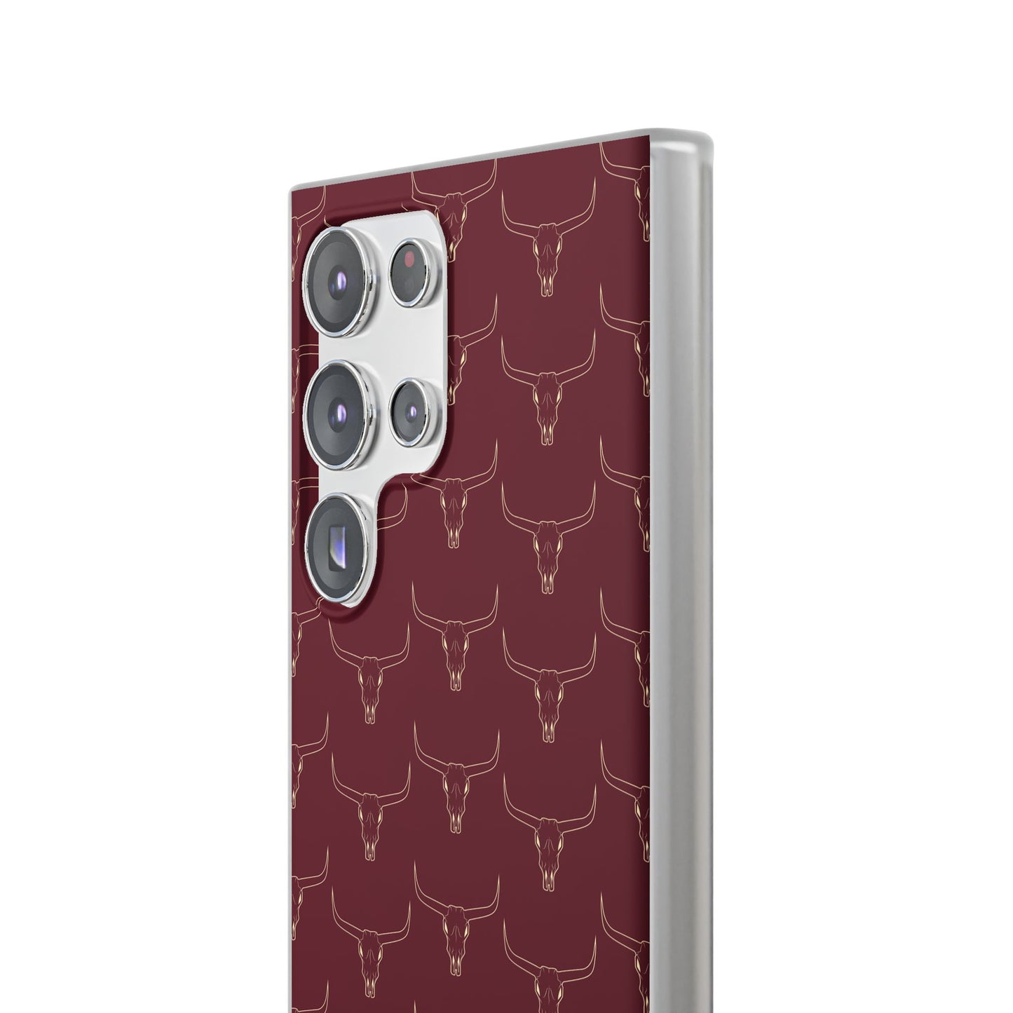 Maroon Longhorn Flexi Phone Cases
