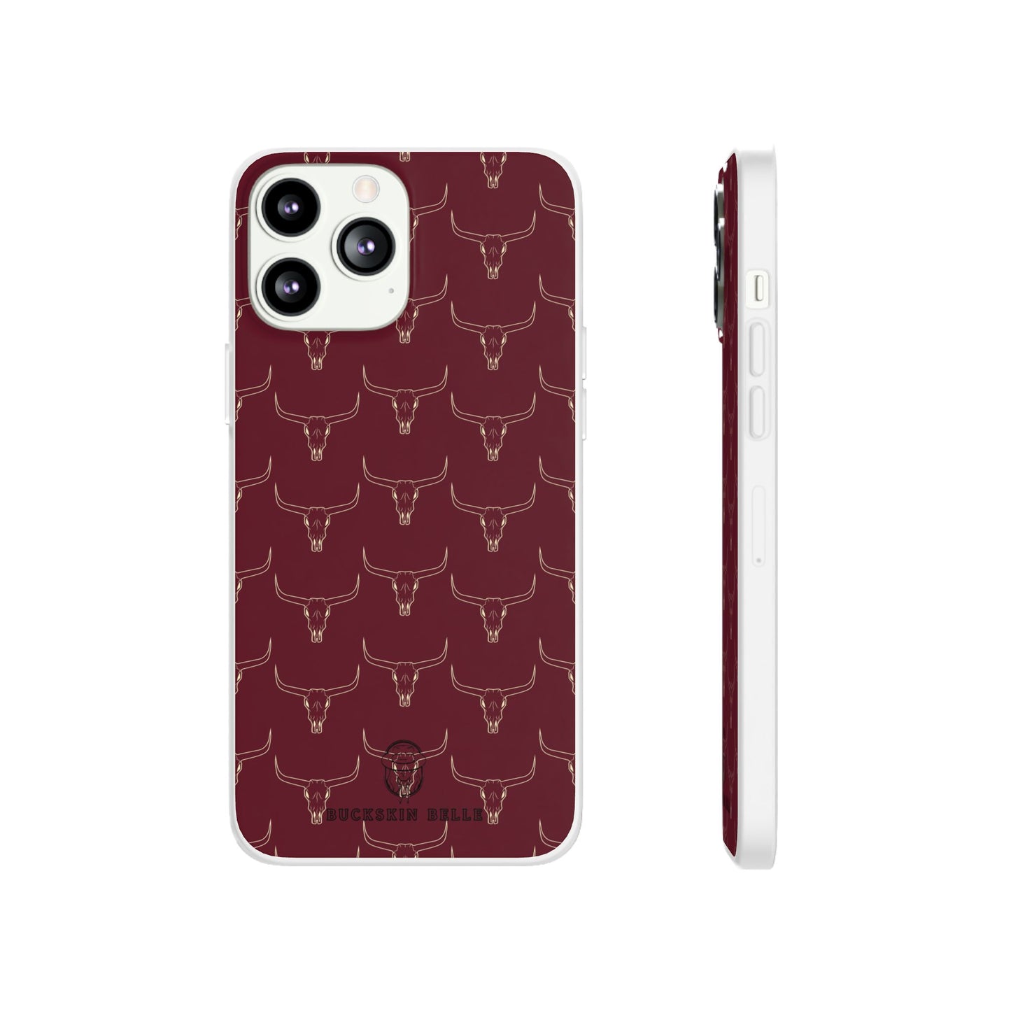 Maroon Longhorn Flexi Phone Cases