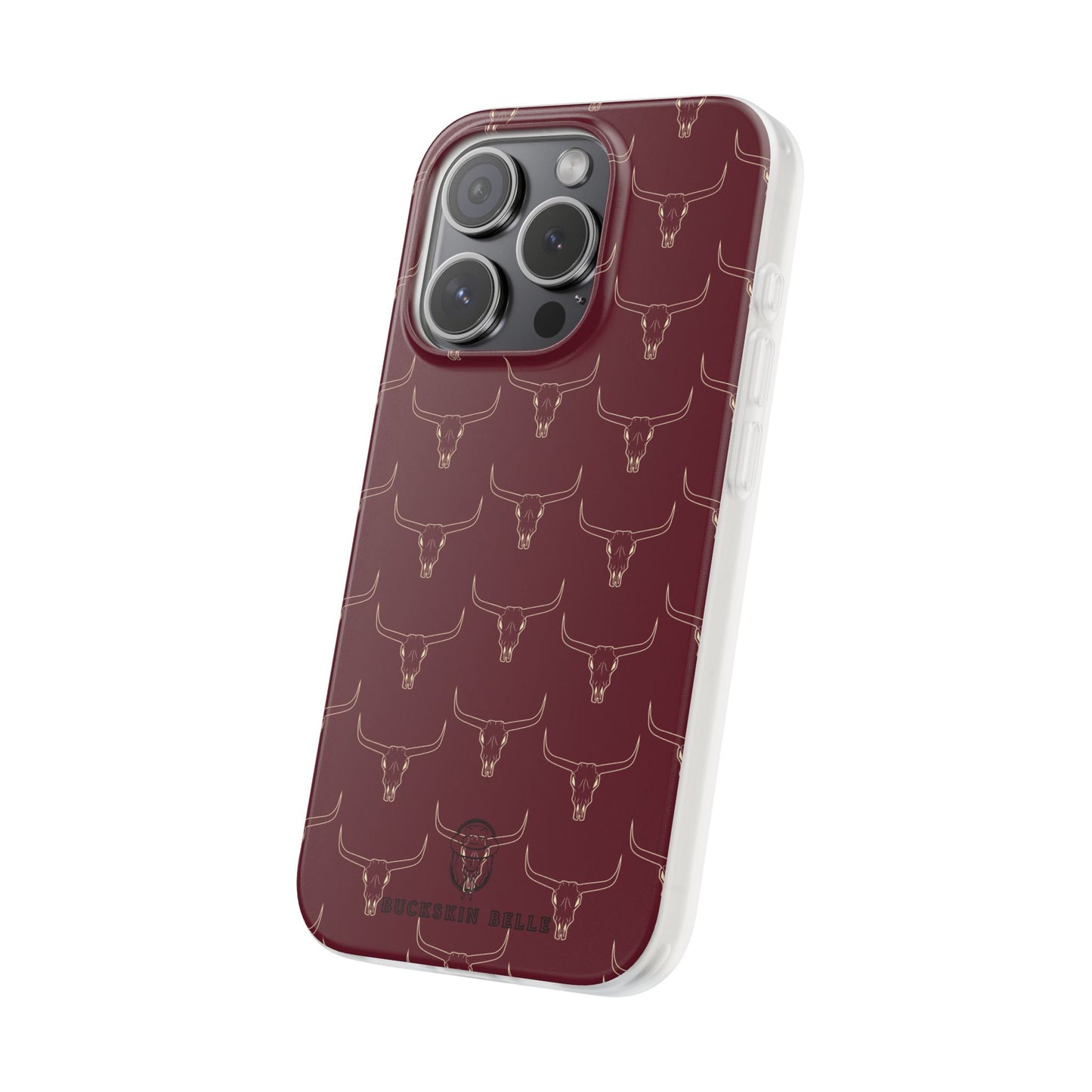 Maroon Longhorn Flexi Phone Cases
