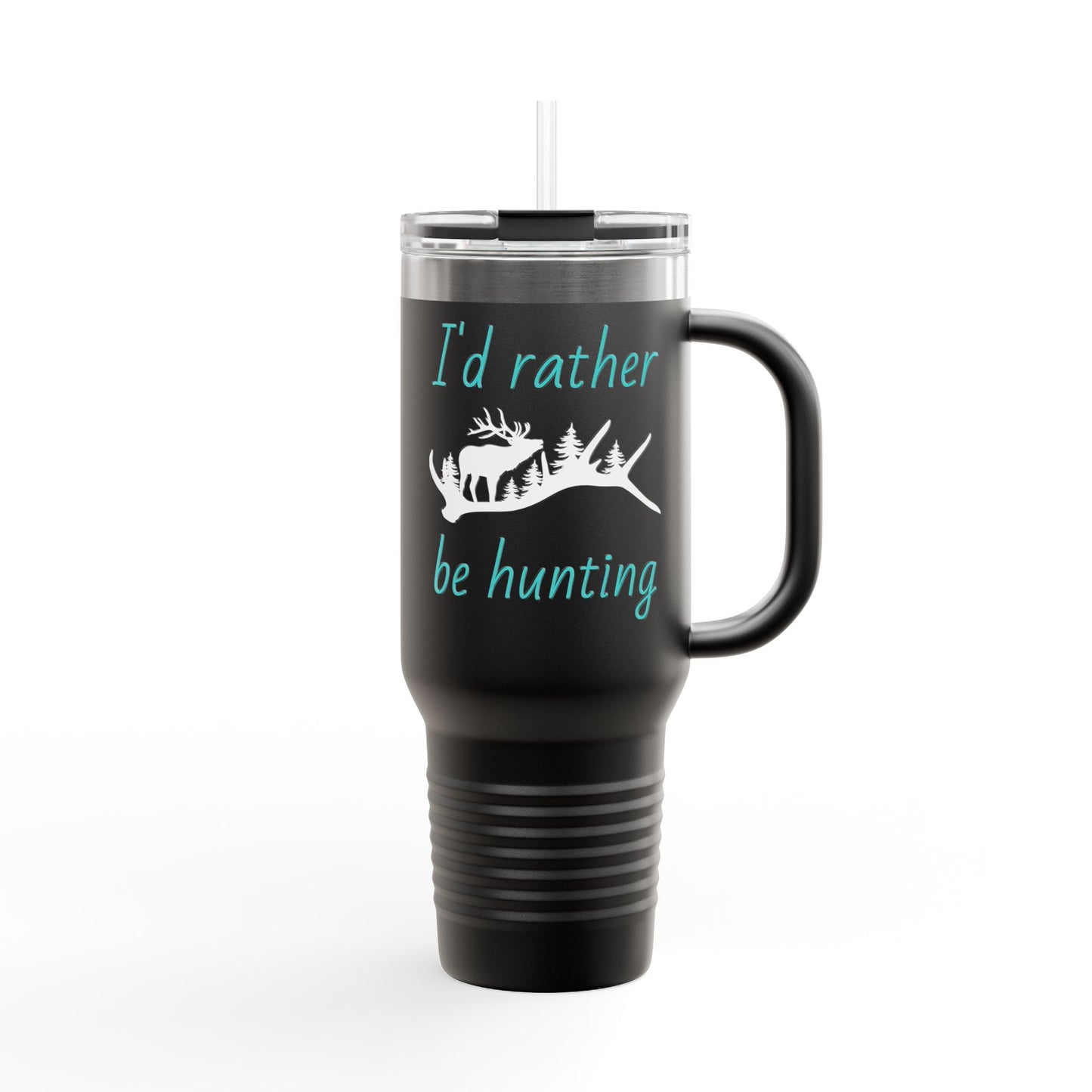 Id rather be hunting tumbler 40oz