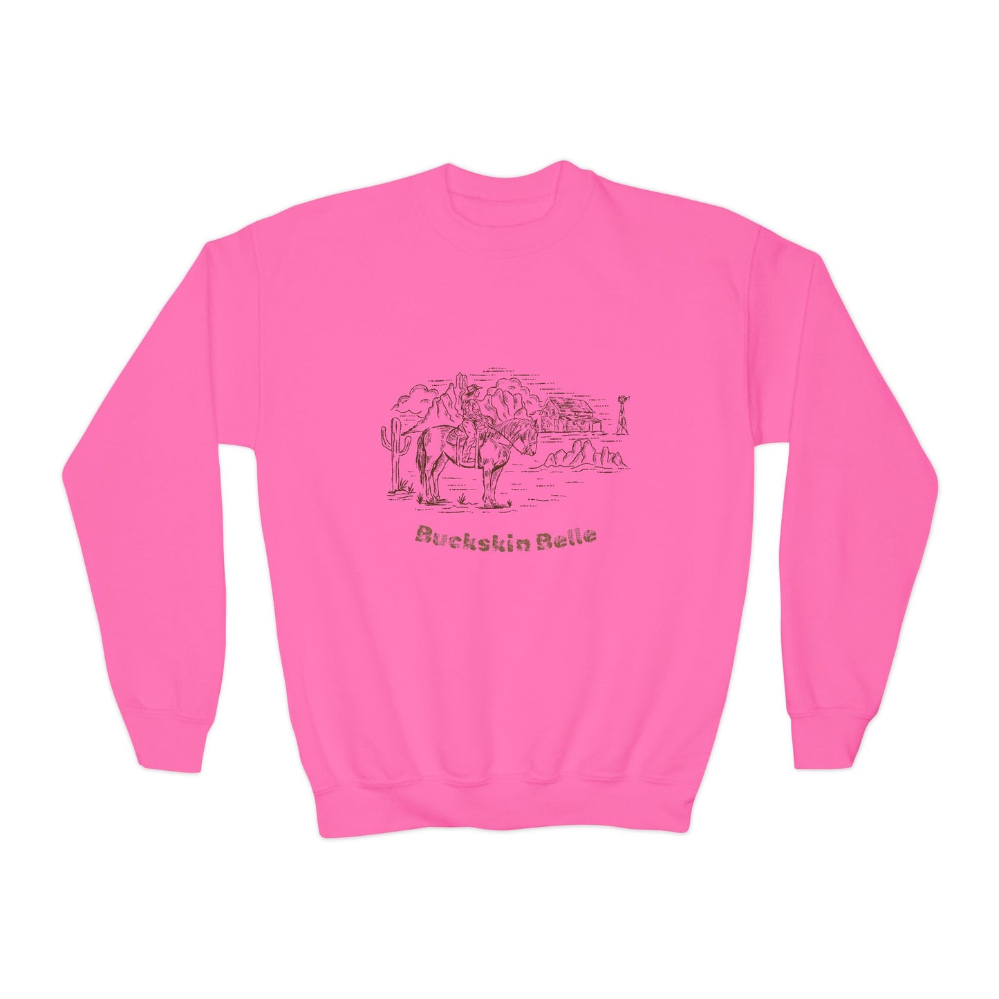 Cactus Cowgirl Youth Crewneck