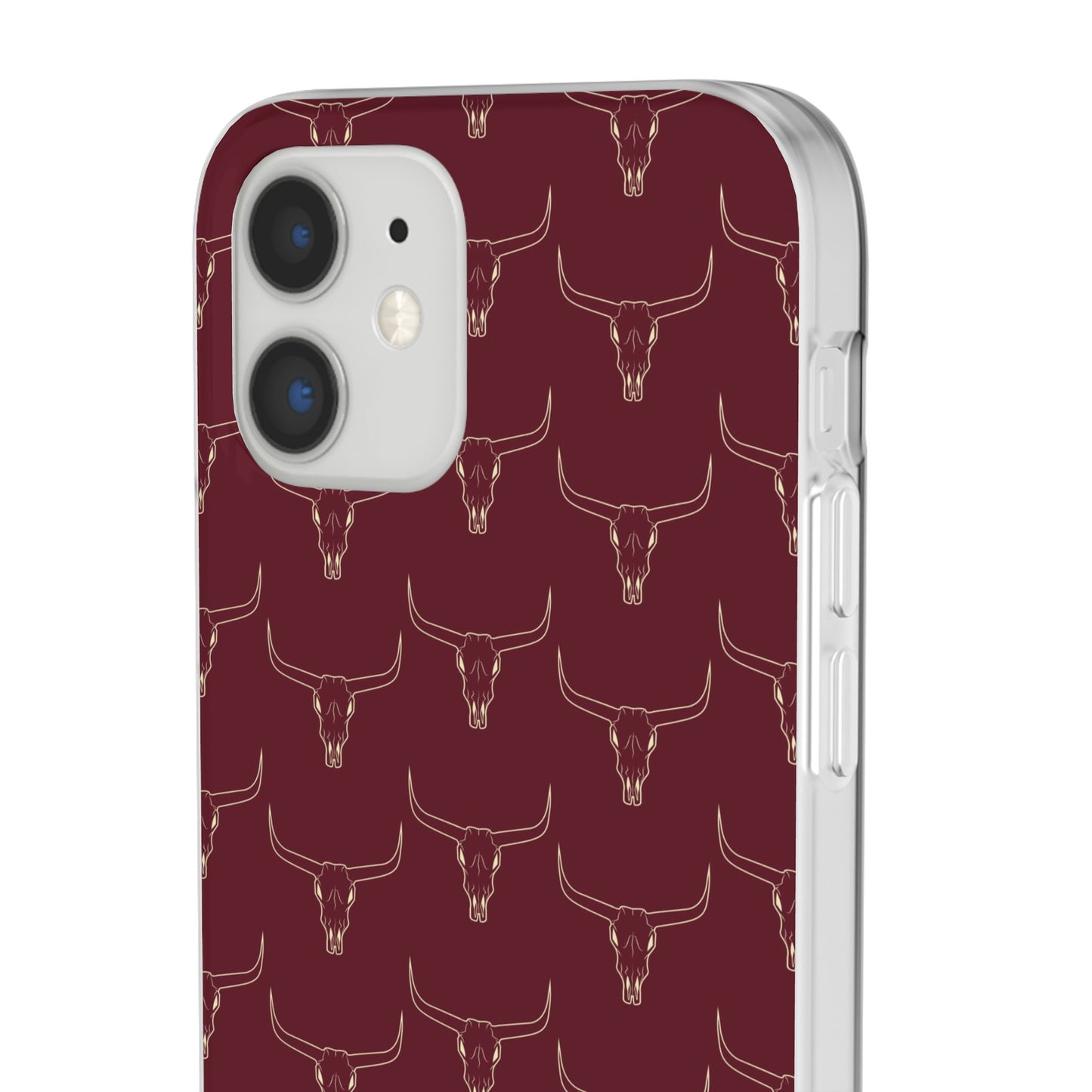 Maroon Longhorn Flexi Phone Cases