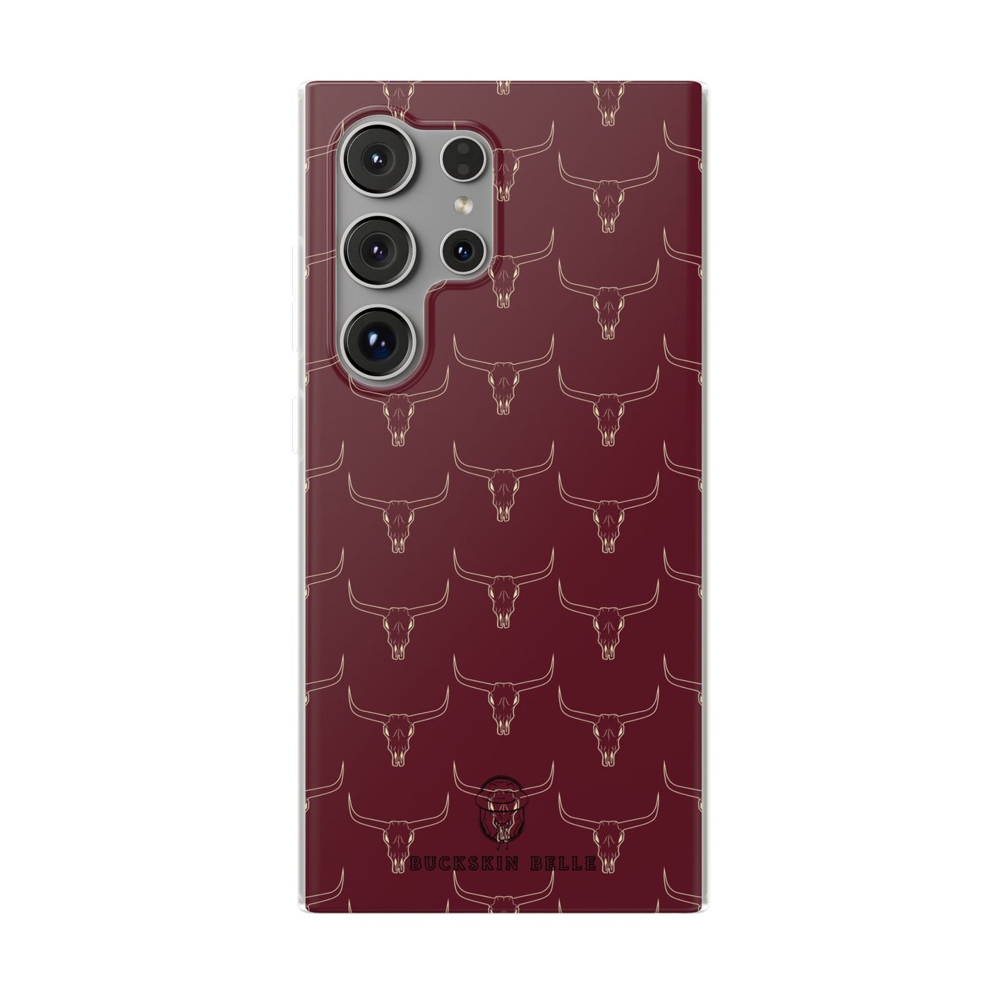 Maroon Longhorn Flexi Phone Cases