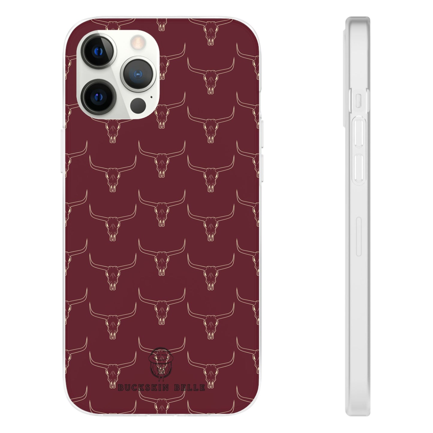 Maroon Longhorn Flexi Phone Cases