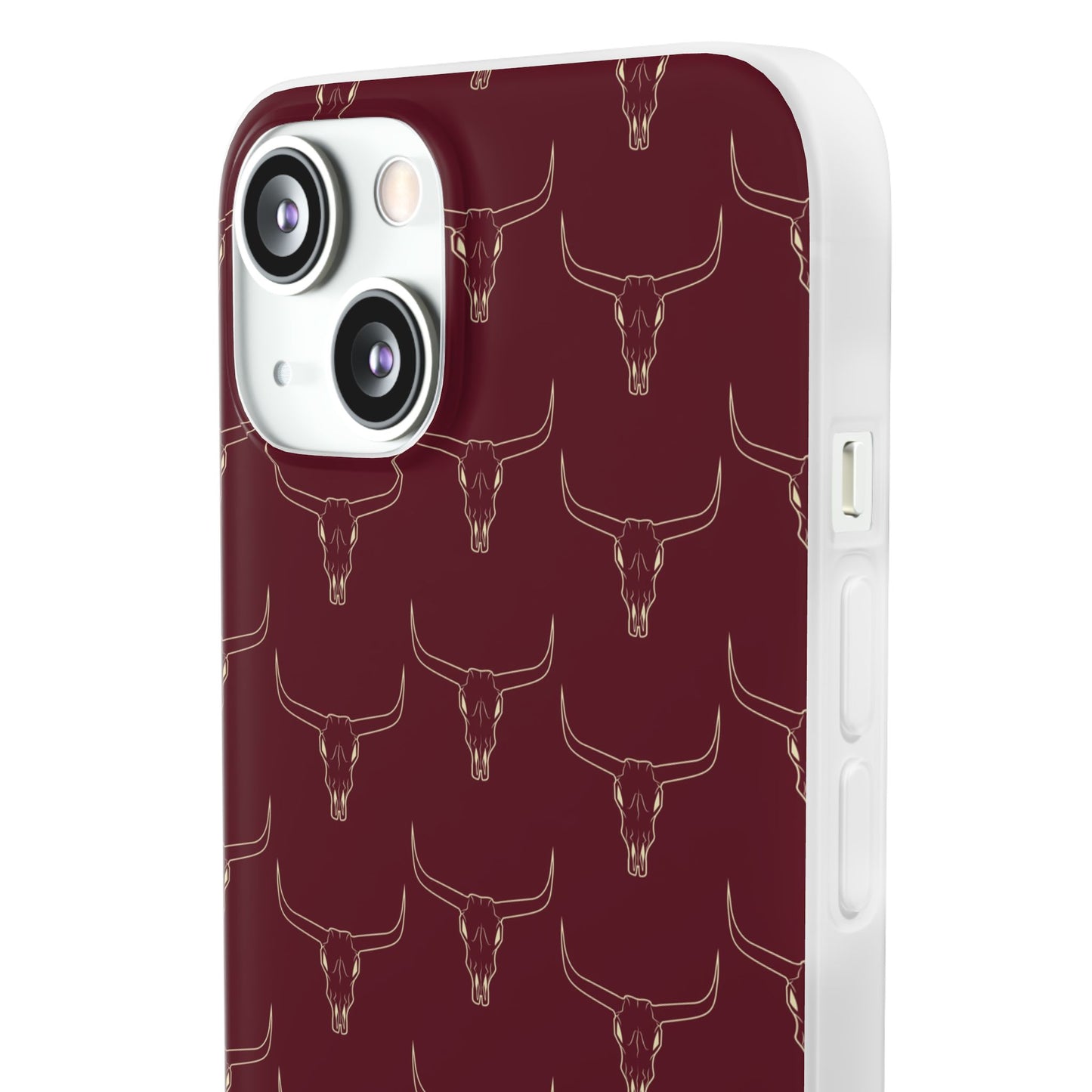 Maroon Longhorn Flexi Phone Cases