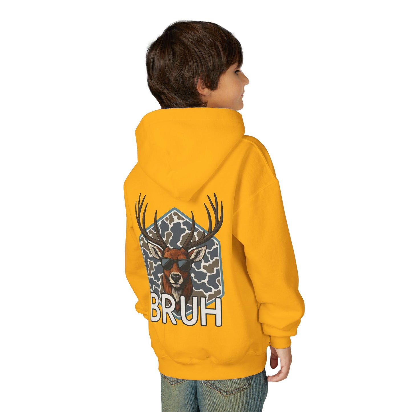 Bruh Buck Boys Hoodie