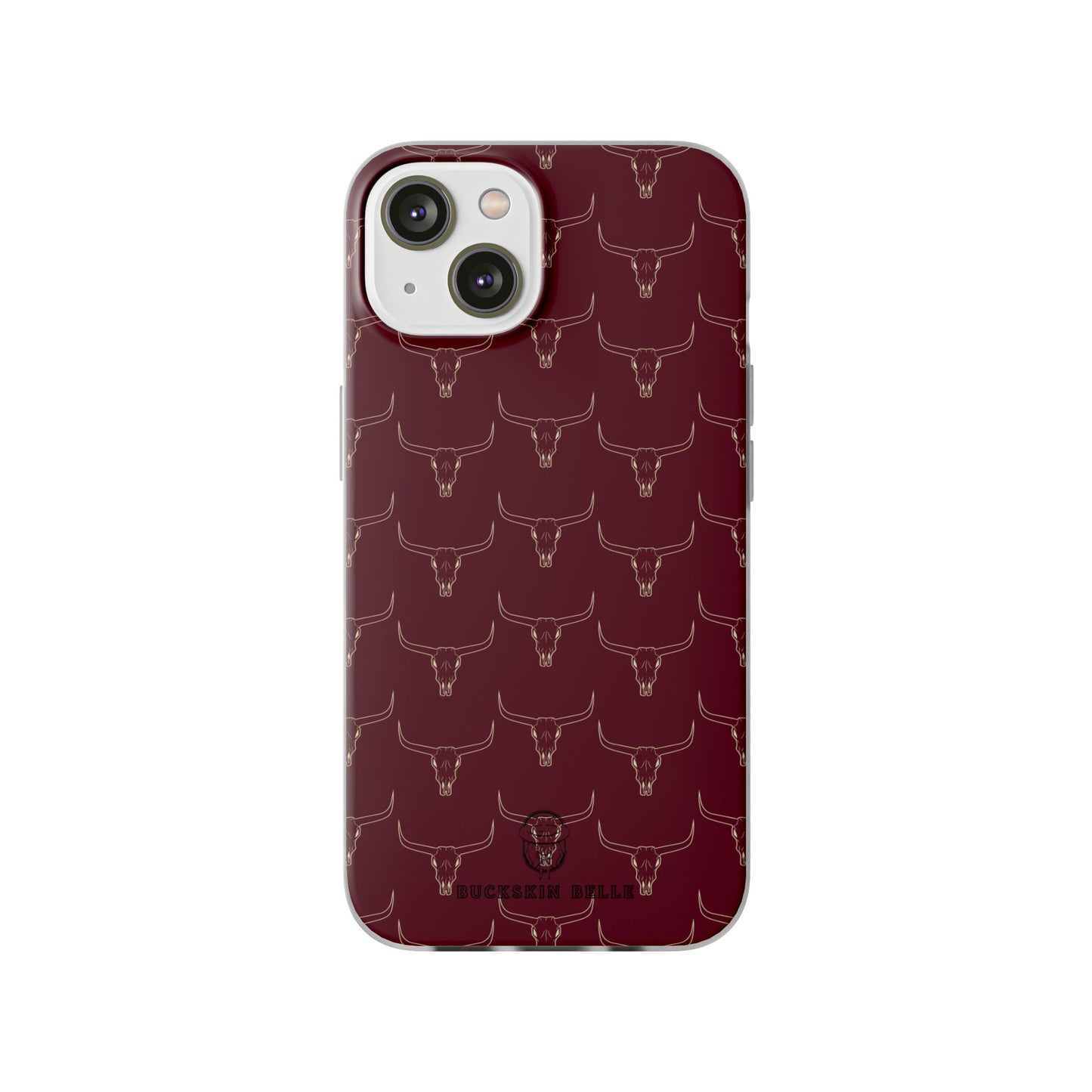 Maroon Longhorn Flexi Phone Cases